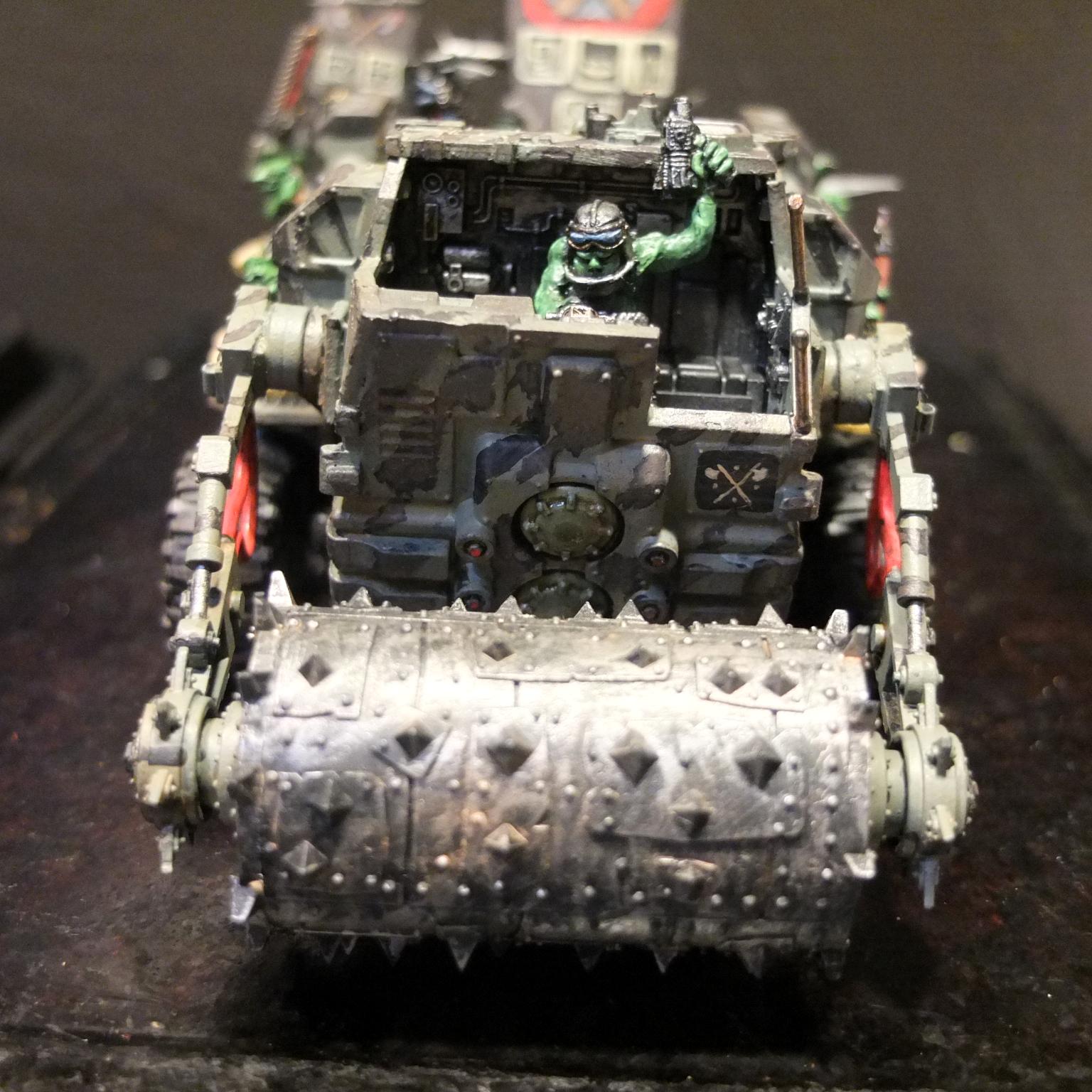 Battlewagon, Blood Axe, Conversion, Oldhammer, Orks, Rogue Trader
