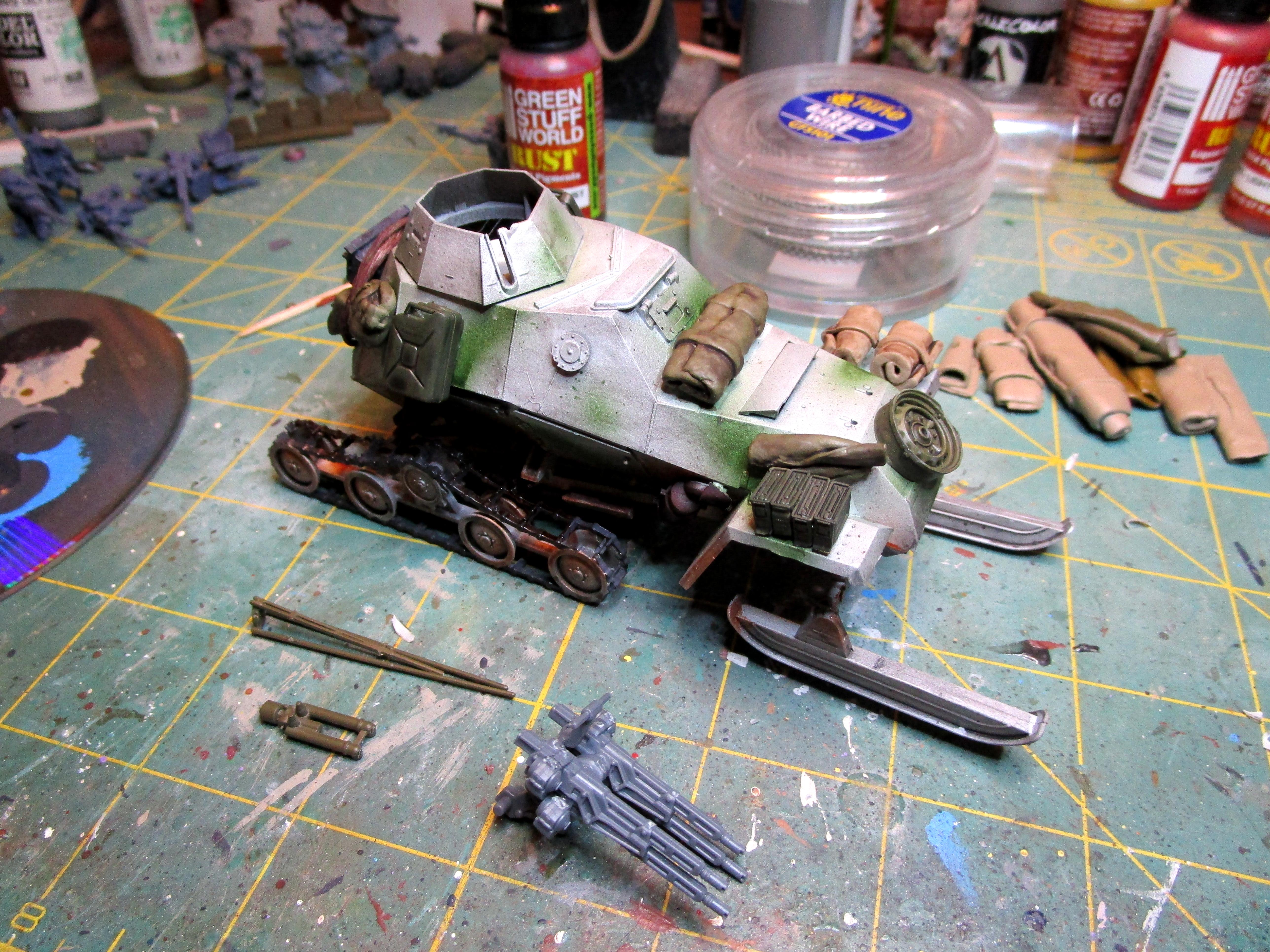 Ba-64, Camouflage, Snowcat, Winter