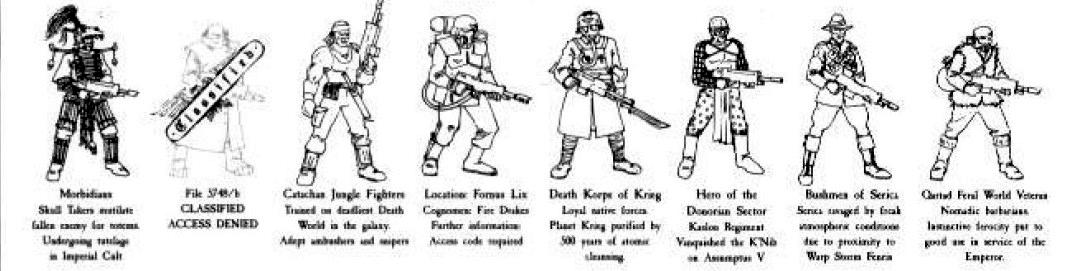 3rd Edition, Copyright Games Workshop, Imperal Guard, Retro Review