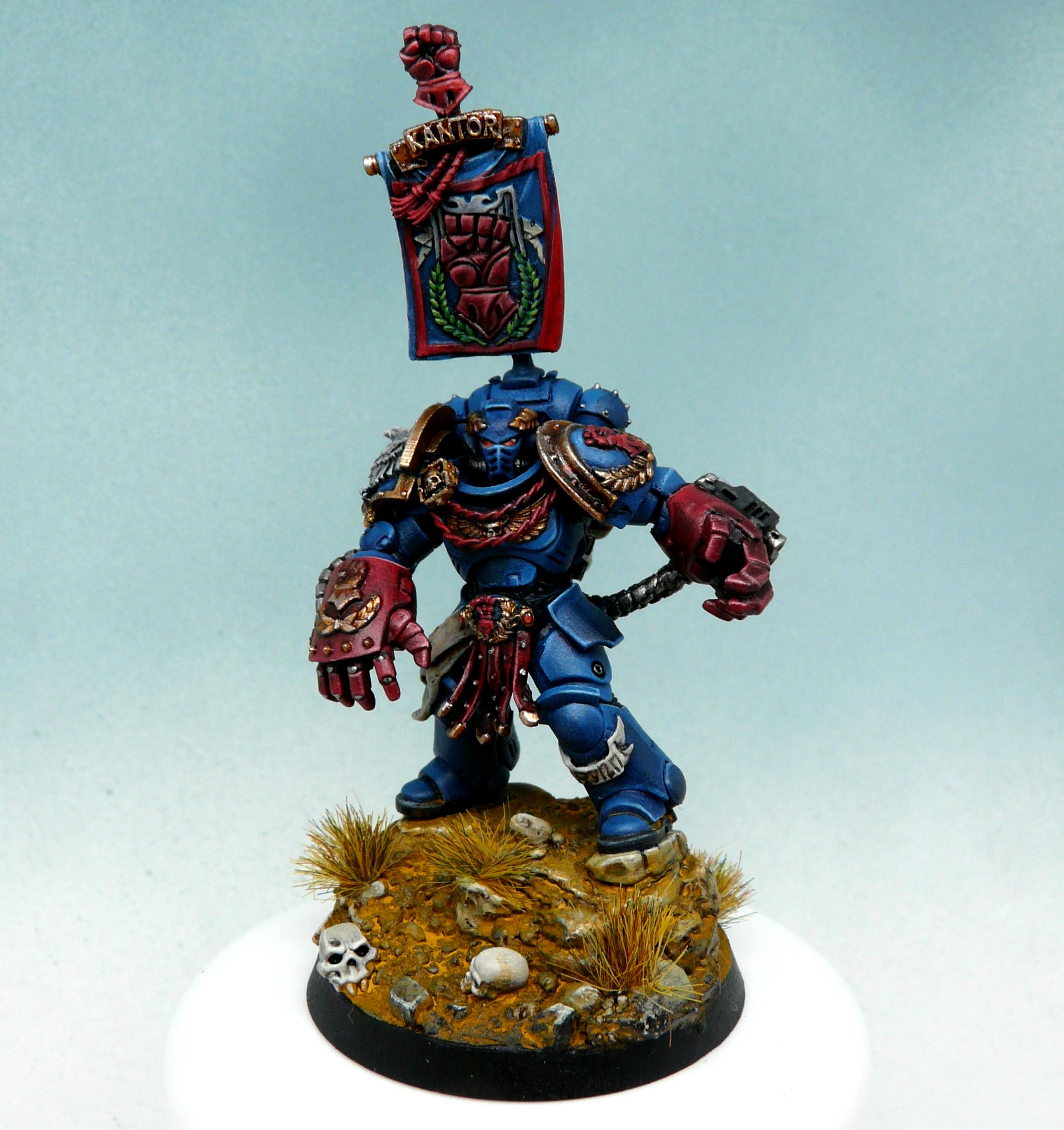 Adeptus Astartes, Crimson Fist, Imperial Fists, Kitbash, Pedro Kantor, Primaris, Space Marines