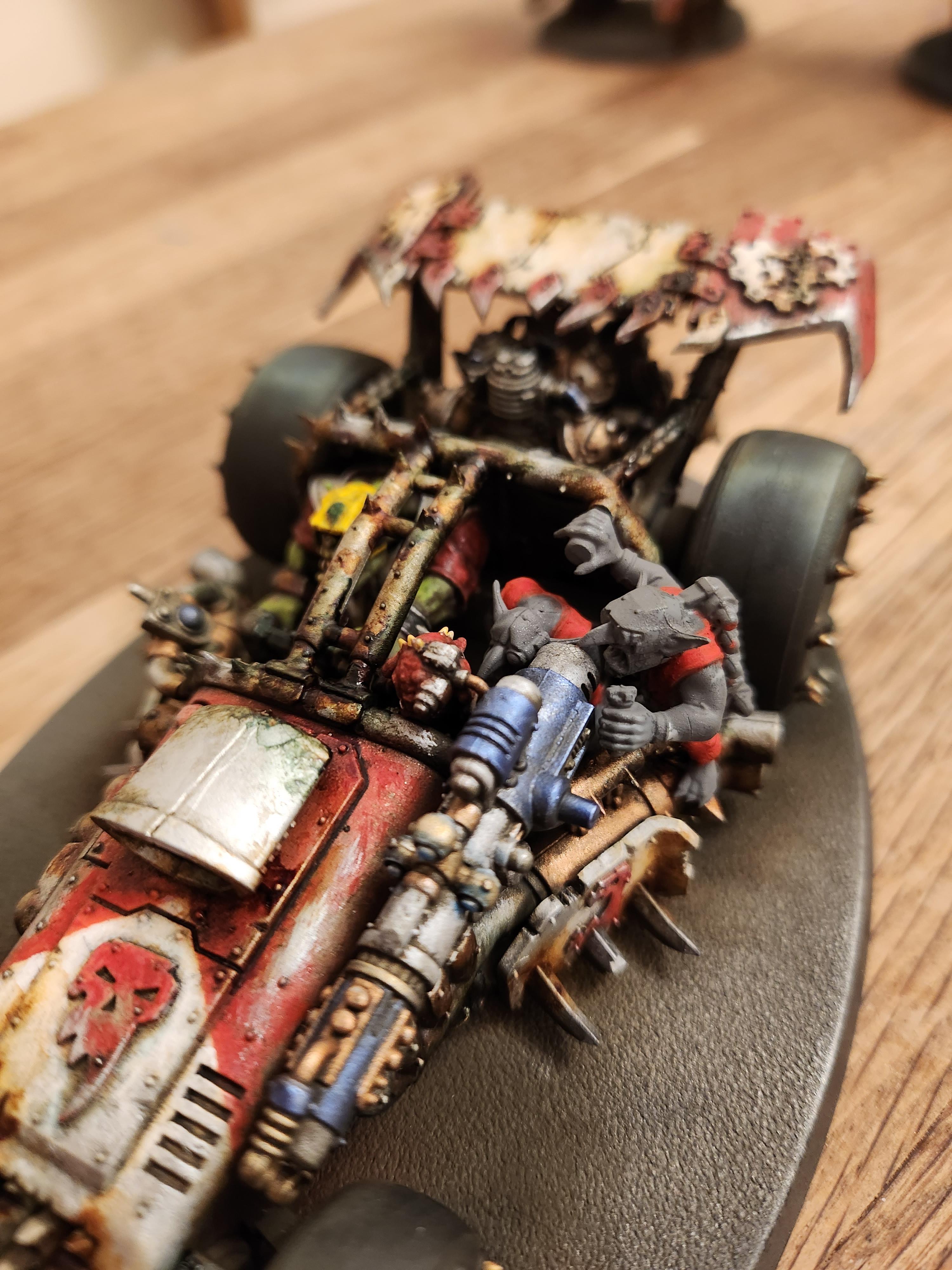 Grimdark, Mclaren, Orks, Shokkjump Dragsta, Warhammer 40,000