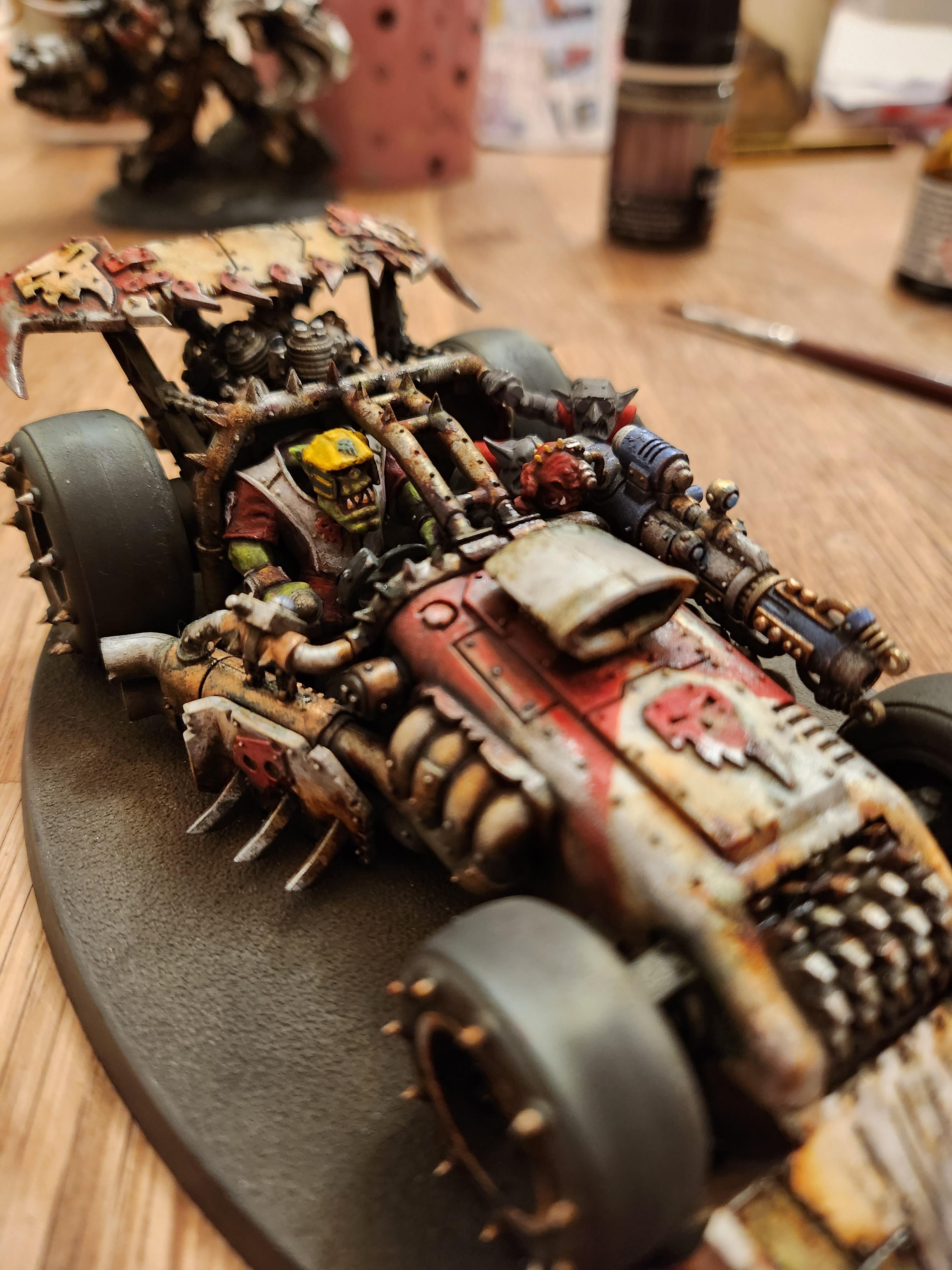 Grimdark, Mclaren, Orks, Shokkjump Dragsta, Warhammer 40,000