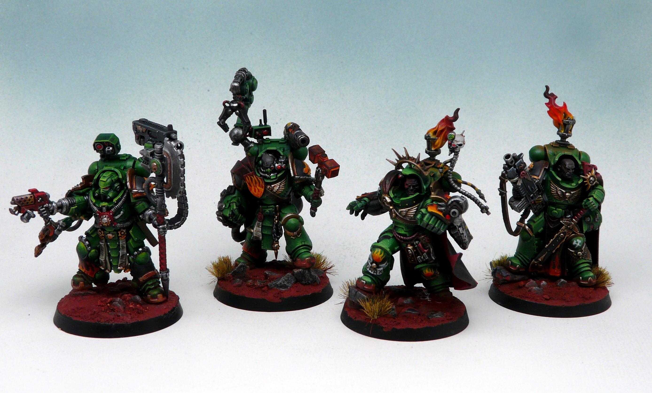 Adeptus Astartes, Armageddon, Badab War, Gravis Armor, Primaris, Salamander, Salamanders, Space Marines
