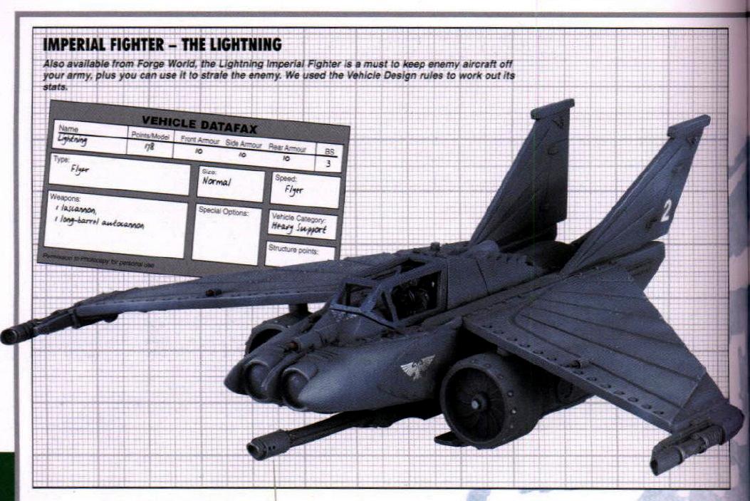 3rd Edition, Chapter Approved 2002, Copyright Games Workshop, Fighter, Imperial Guard, Lightning, Retro Review
