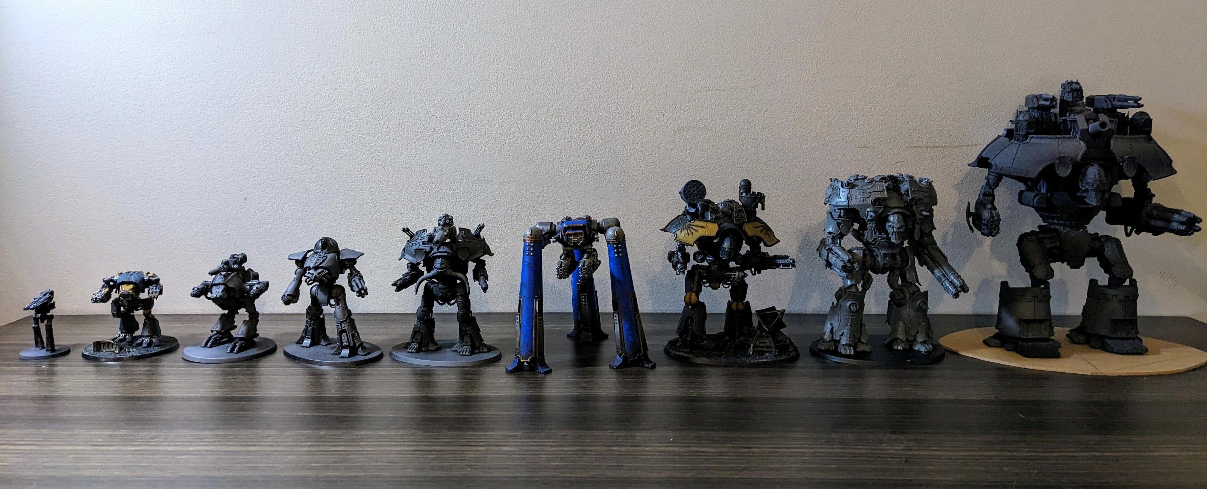 6mm, Adeptus Titanicus, Scale, Size Comparison, Titan, Titanicus