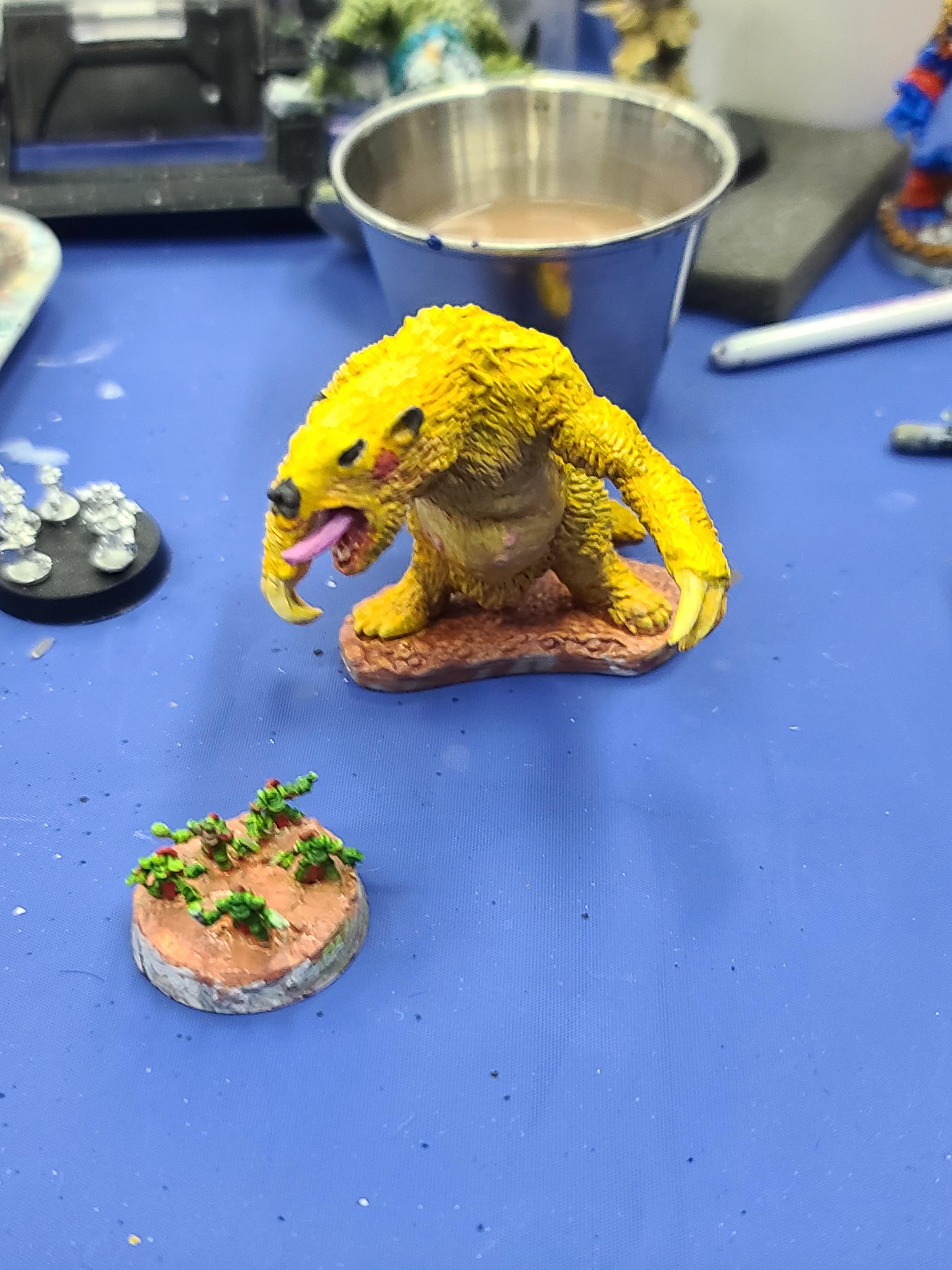 Bones, Bones Black, Giant Cave Sloth, Pikachu, Pokemon, Reaper Miniatures, Silly