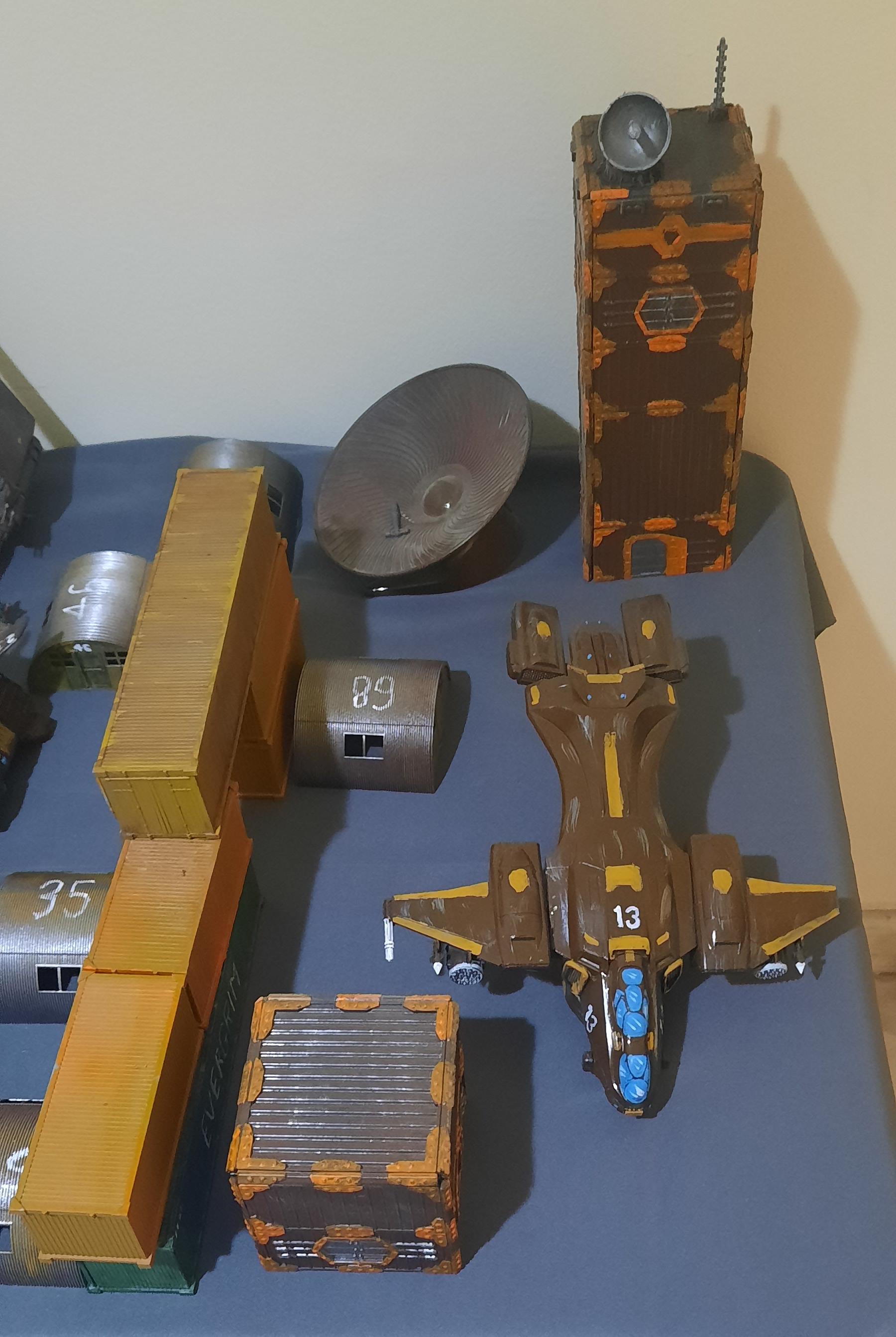 Gunship, Halo, Spaceport, Terrain, Wasteland