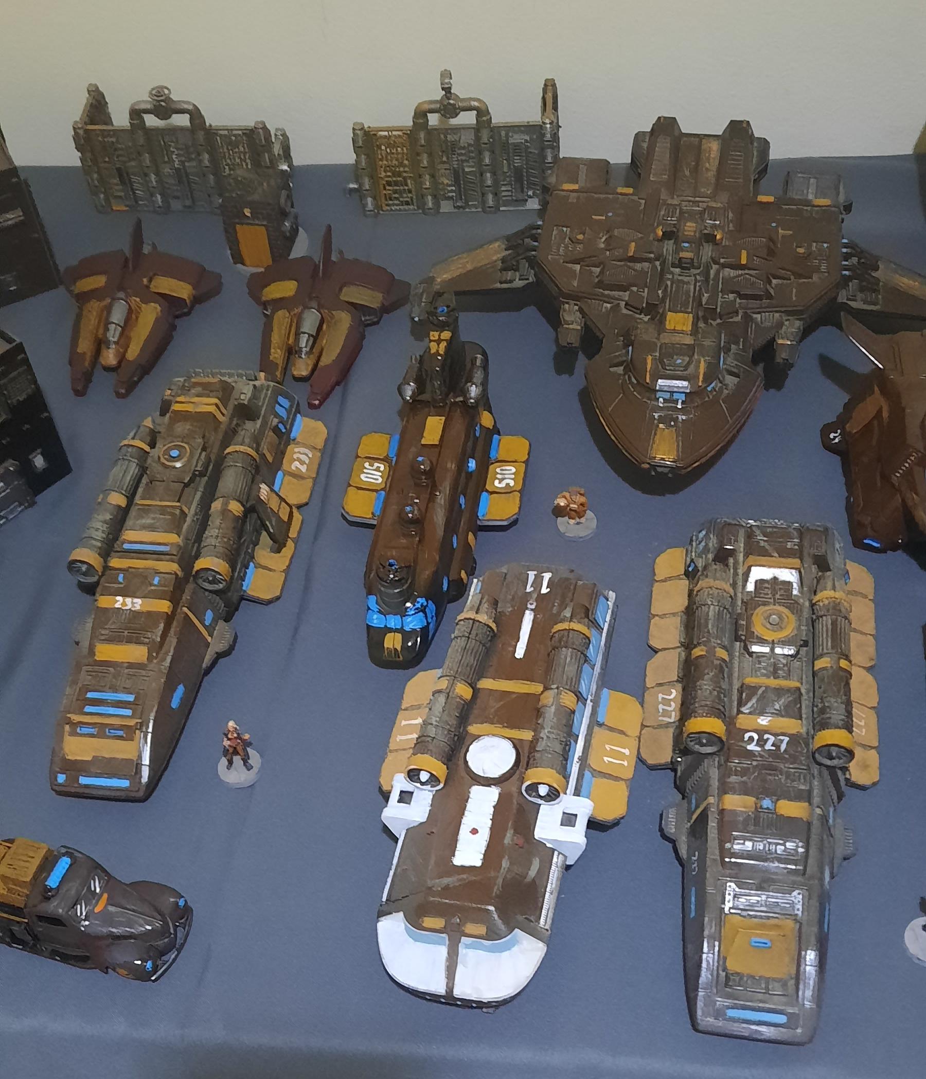 2001, Spaceport, Star Trek, Star Wars, Terrain, Wasteland