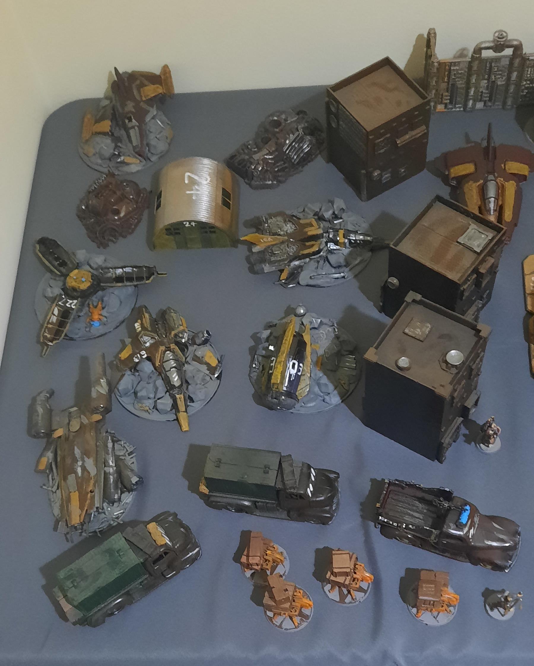 Crash, Spaceport, Terrain, Wasteland, Wreck