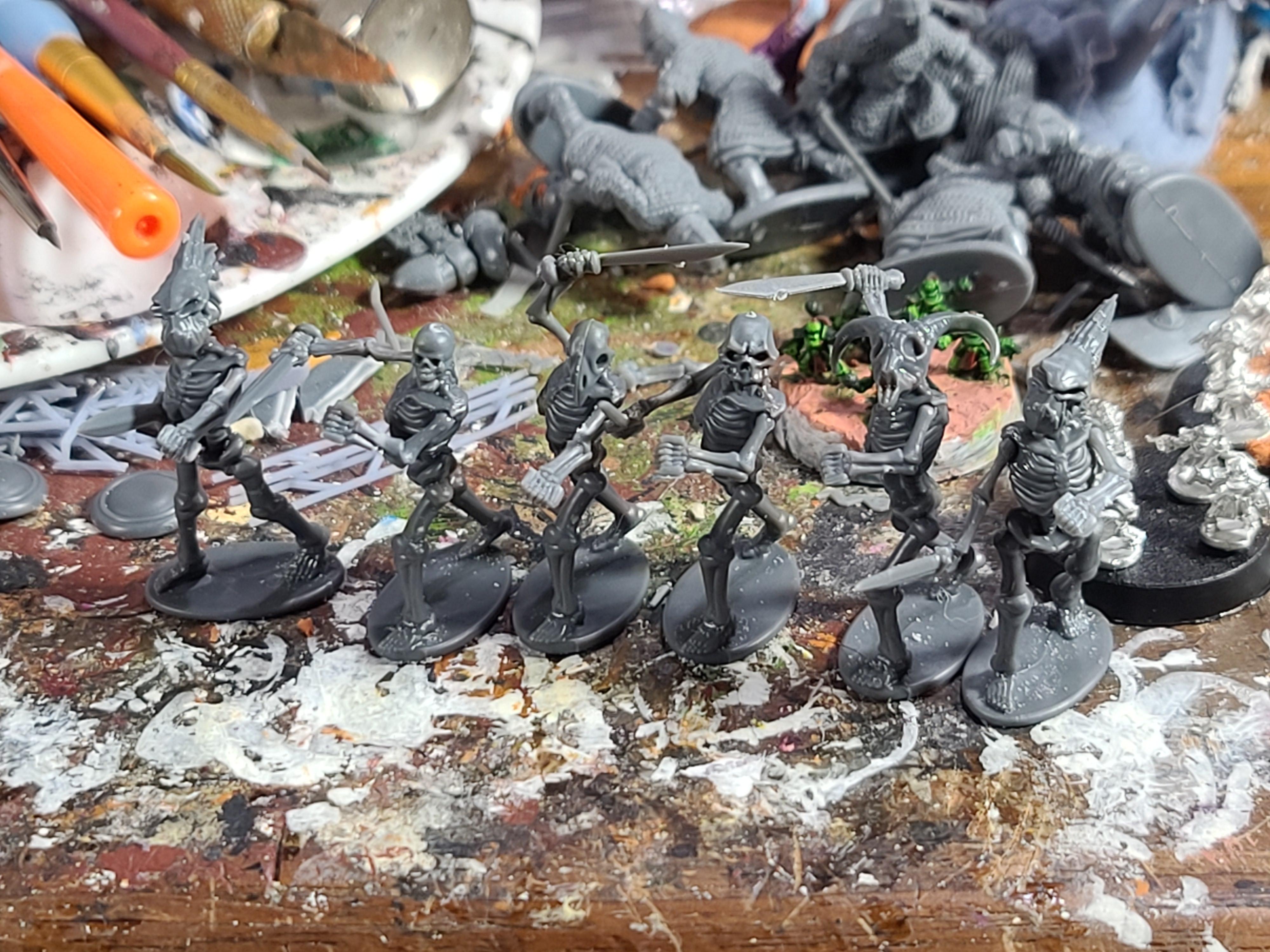 Beastmen, Kitbash, Skeletons, Swords, Undead, Wargames Atlantic