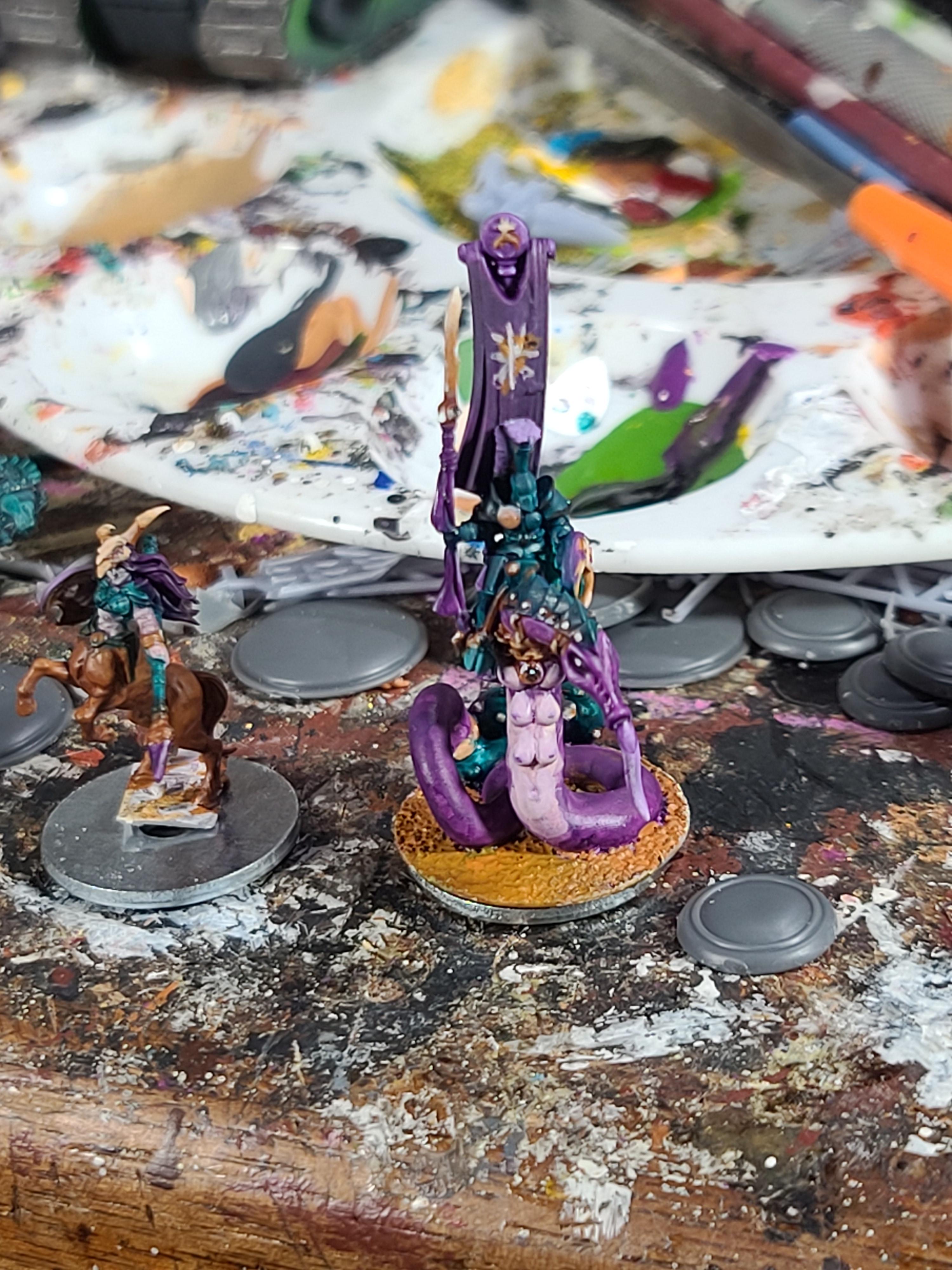 6mm, Artisans Guild, Beastmen, Centaur, Chaos, Excellent Miniatures, Nsfw, Onmioji, Slaanesh, Snake, Warhammer Fantasy, Warmaster