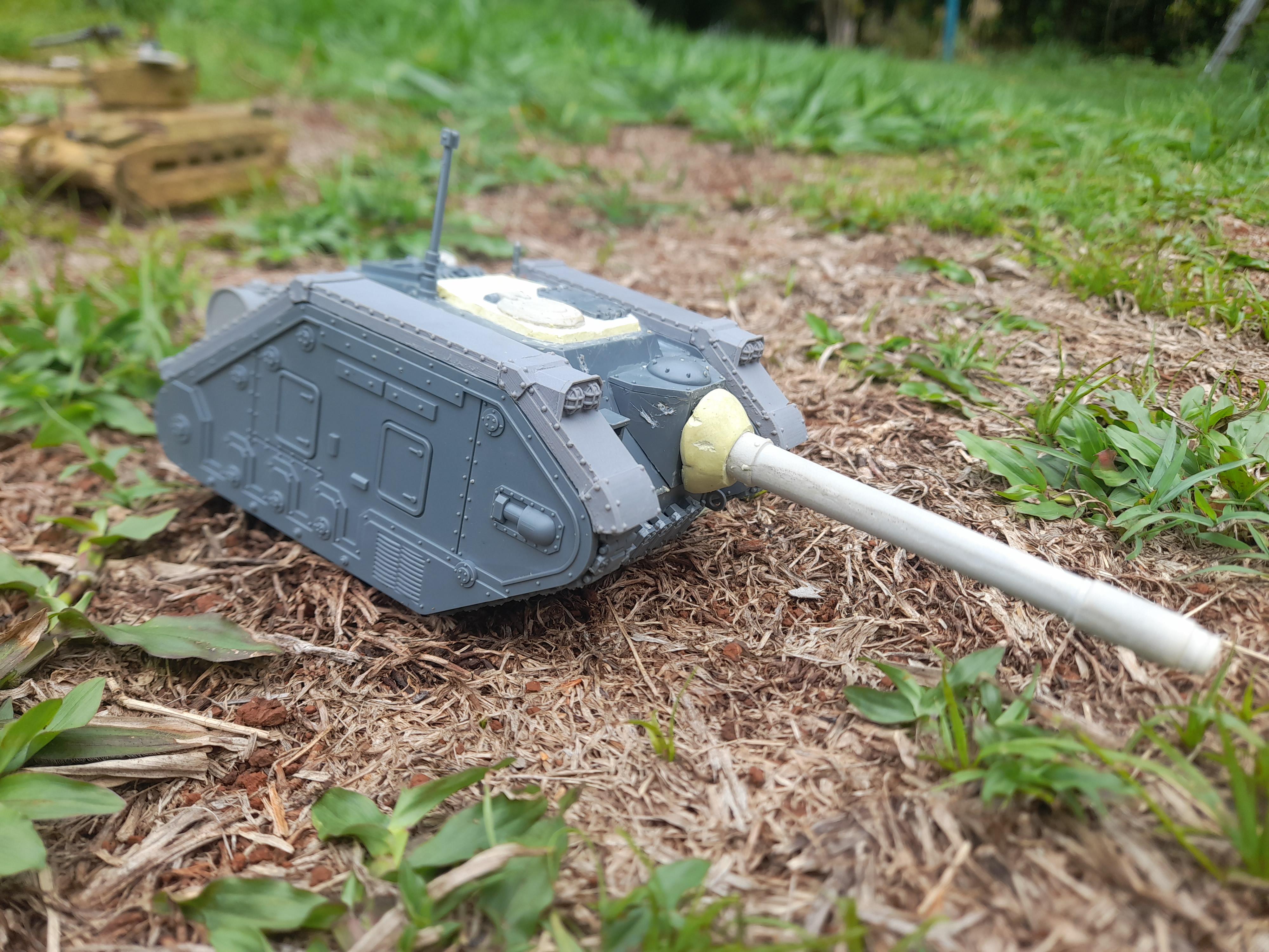 Anti Tank Gun, Leman Russ, Models And Minis, Self Proppeled Gun, Tank Hunter, Vaquisher, Work In Progress