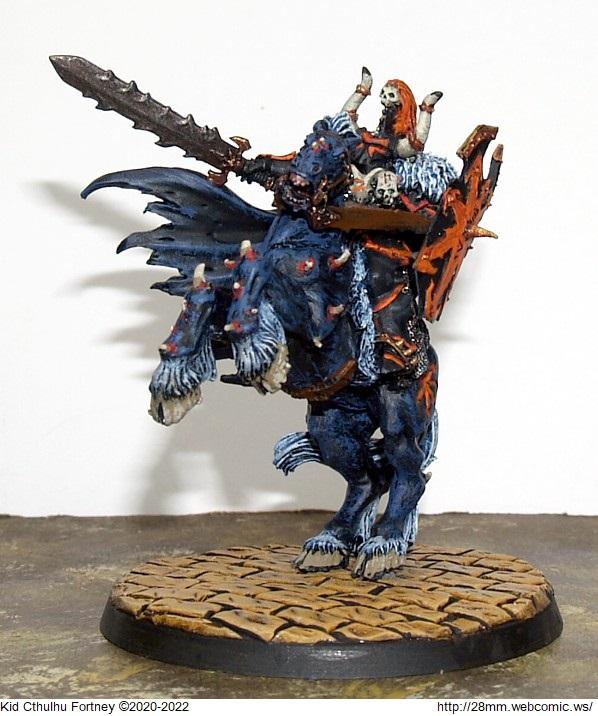 Chaos Lord, Daemonic Mount, Oldhammer, Warhammer Fantasy