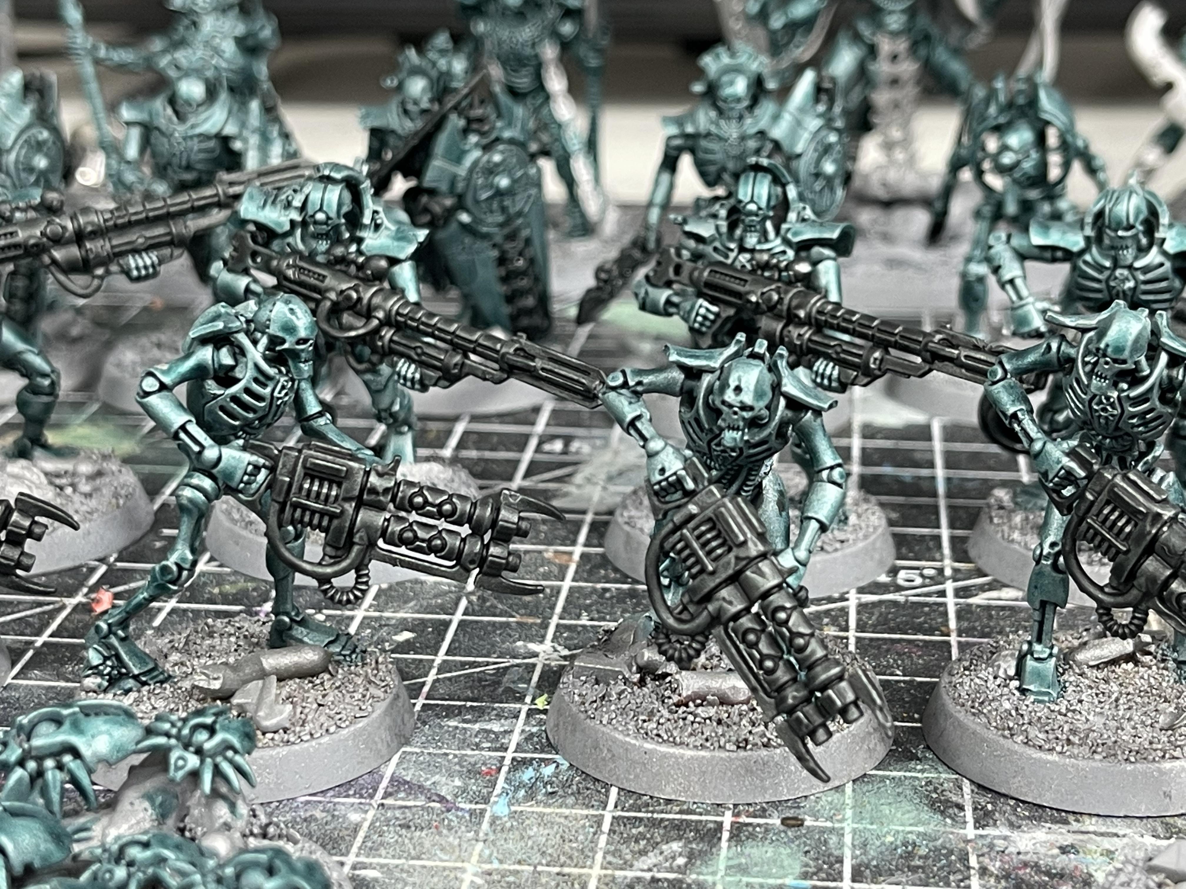 Necrons, Warhammer 40,000, Work In Progress