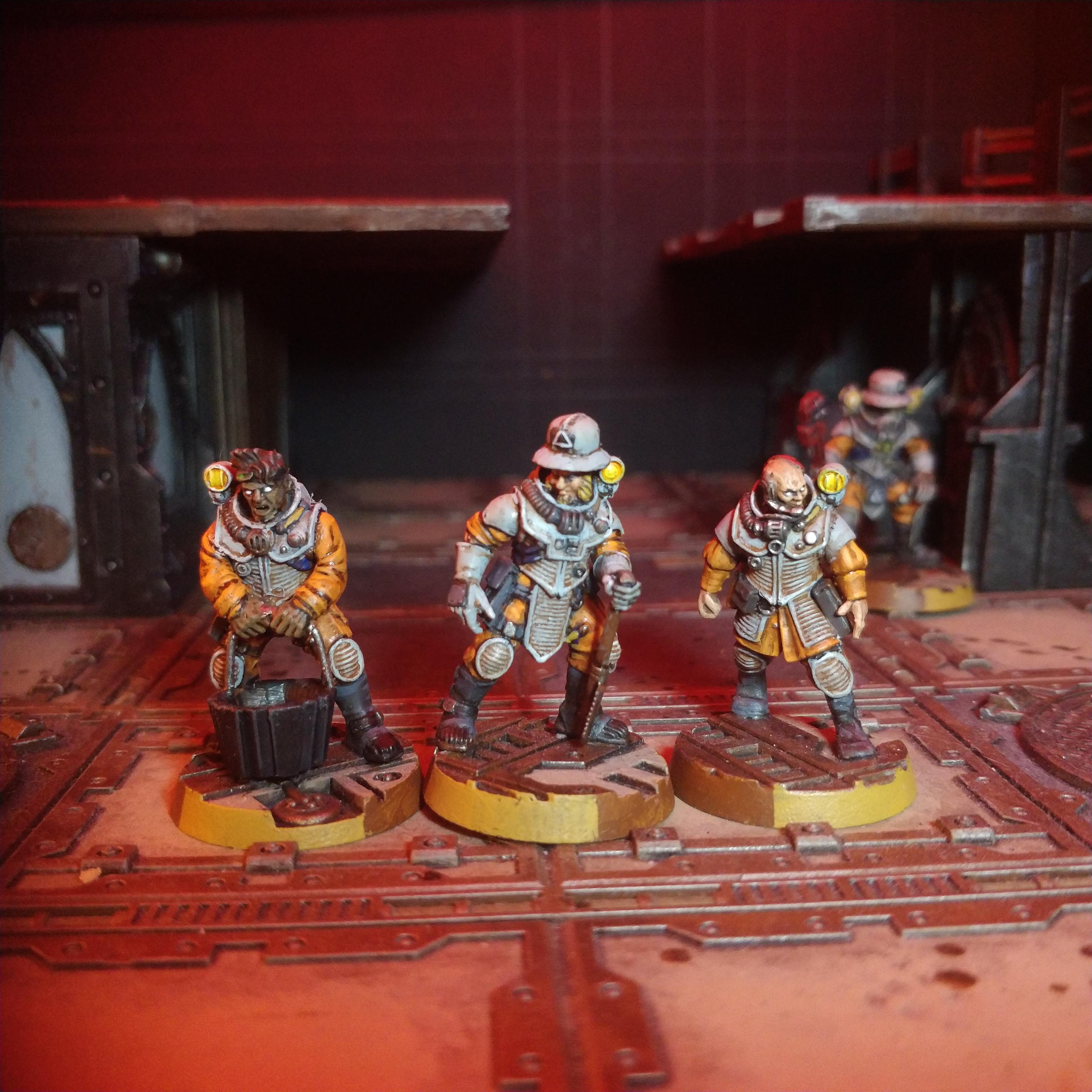 Civilian, Gsc, N17, Necromunda, Underhive, Warhammer 40,000, Workers, Zone Mortalis
