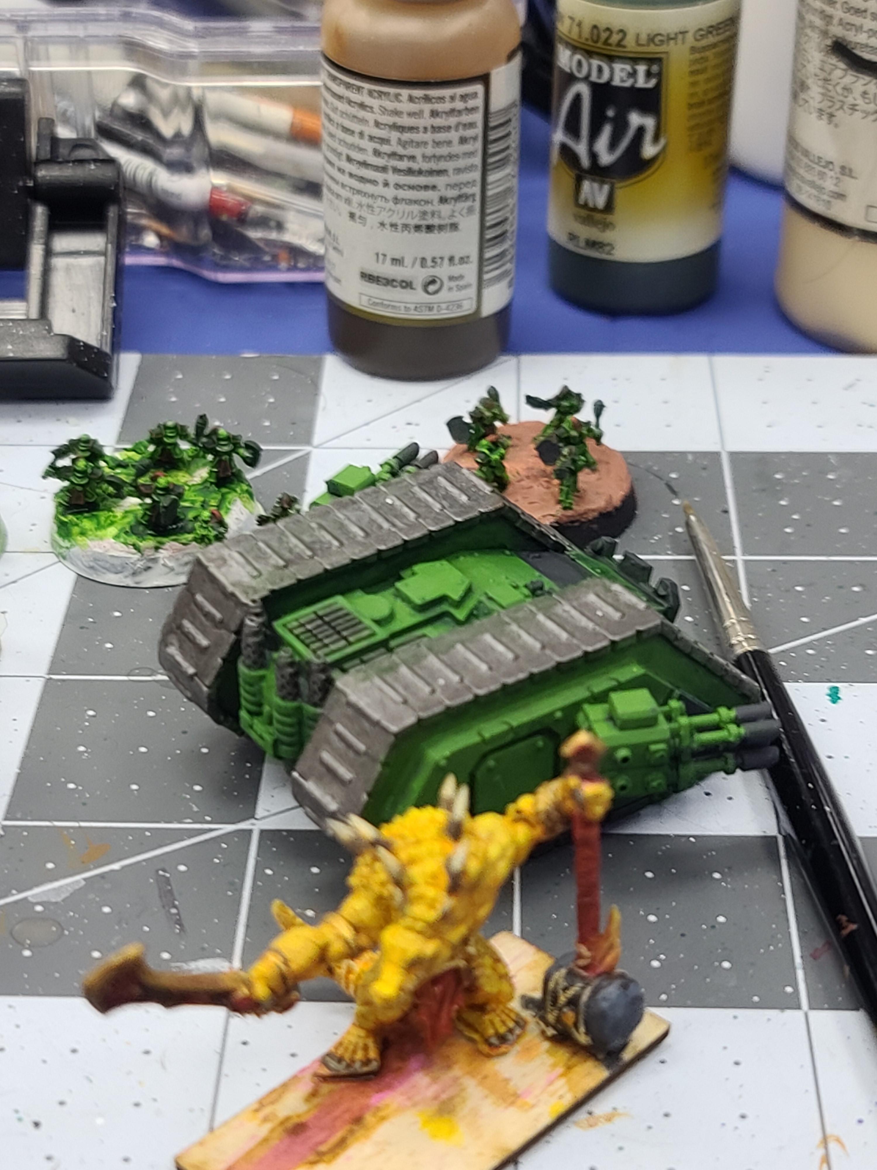 10mm, 6mm, Artisans Guild, Epic: Armageddon, Excellent Miniatures, Kroxigor, Lizardmen, Onmioji, Space Marines, Spartan Tank, Warmaster