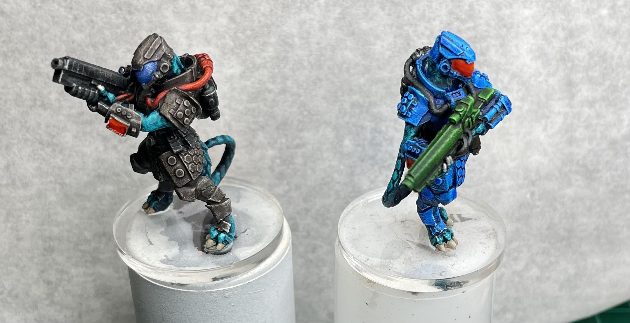 Contrast, Lizards, Slapchop, Stargrave