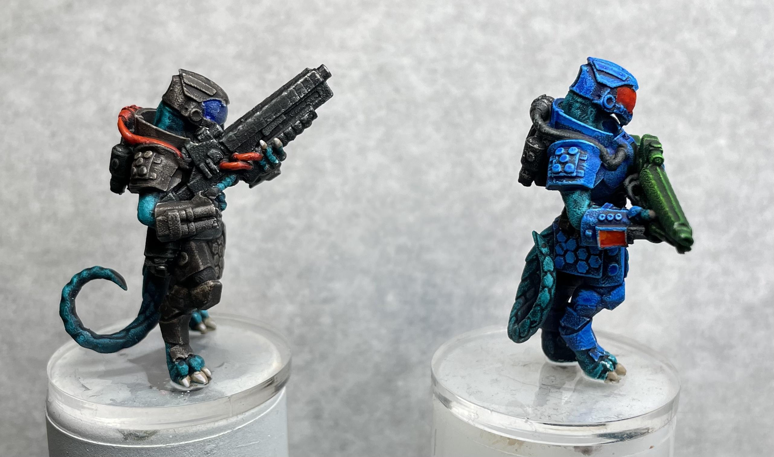 Contrast, Lizards, Slapchop, Stargrave