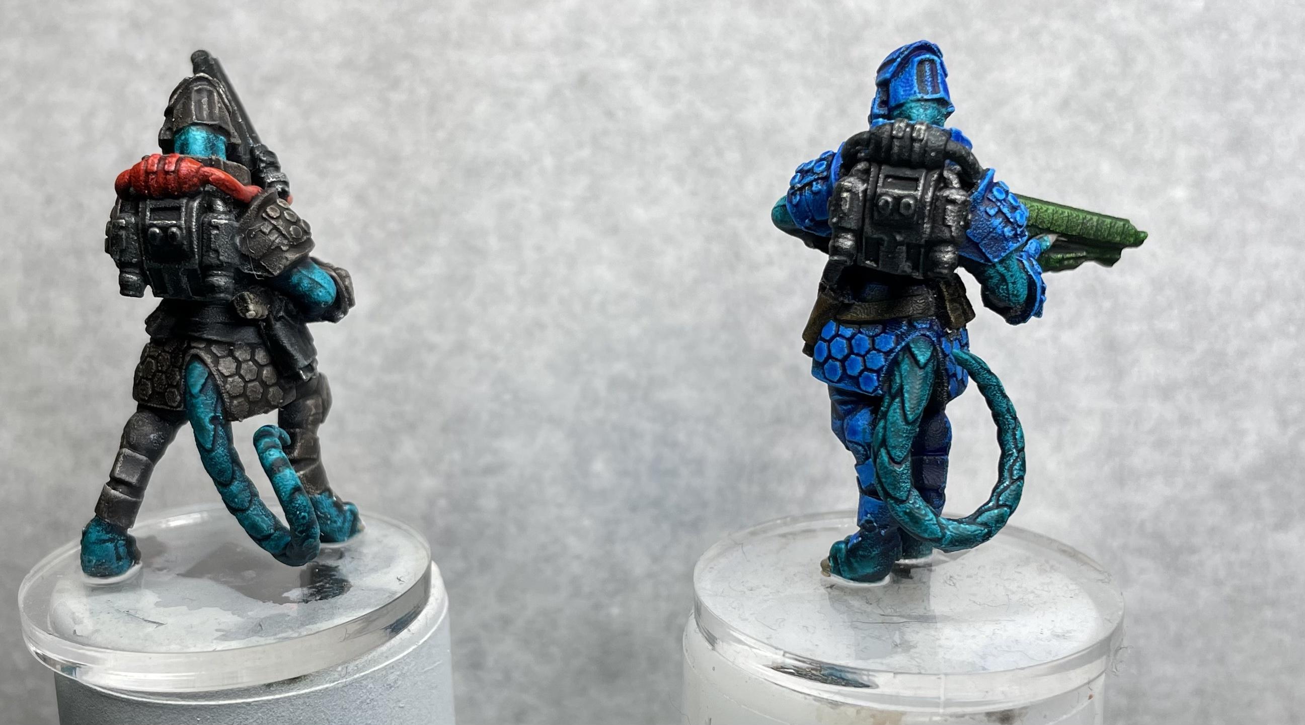 Contrast, Lizards, Slapchop, Stargrave