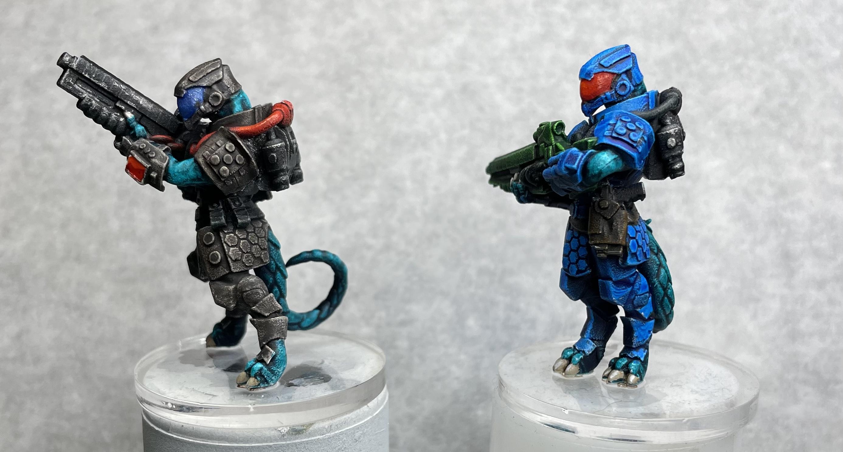 Contrast, Lizards, Slapchop, Stargrave