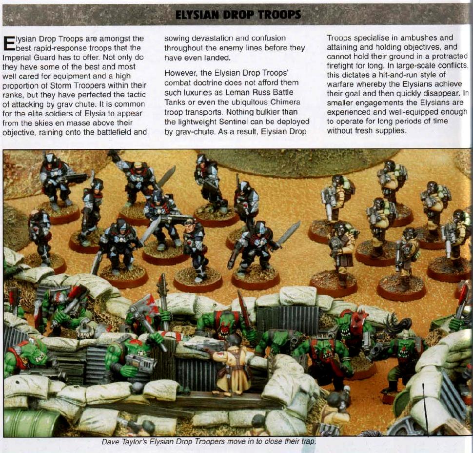 Chapter Approved 2003, Copyright Games Workshop, Drop Troops, Elysian, Imperial Guard, Retro Review