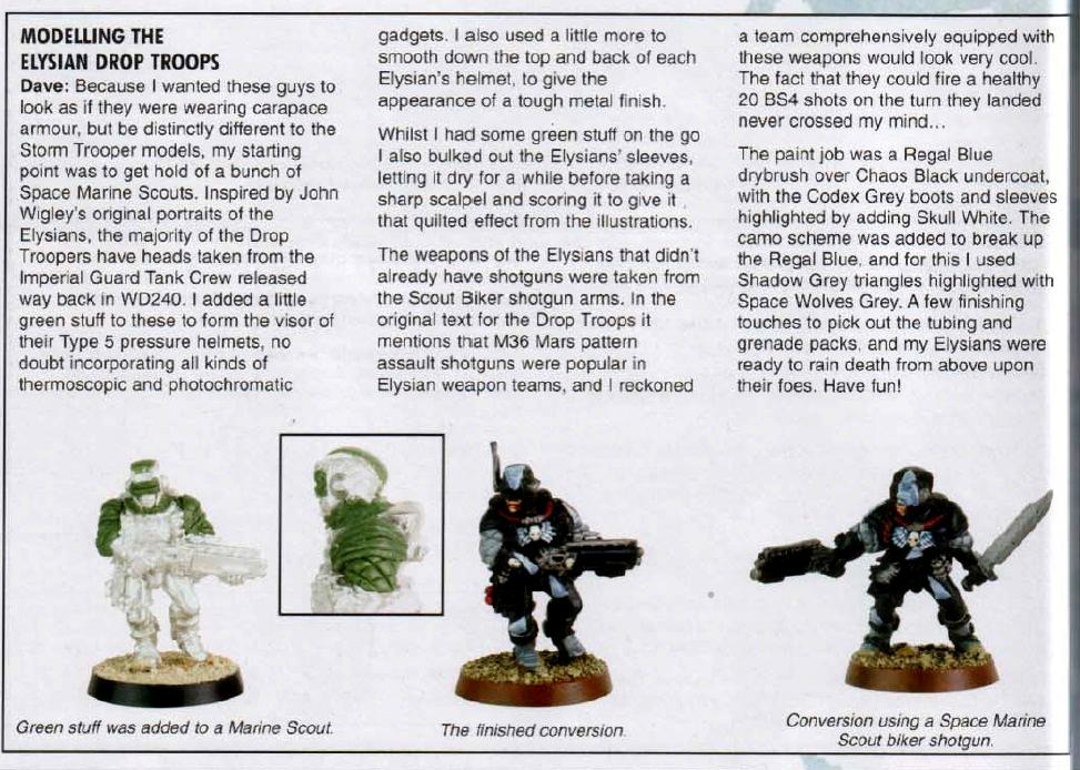 Chapter Approved 2003, Copyright Games Workshop, Drop Troops, Elysian, Imperial Guard, Retro Review