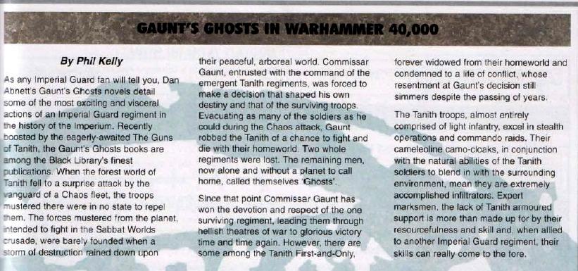Chapter Approved 2003, Copyright Games Workshop, Gaunts Ghosts, Imperial Guard, Retro Review