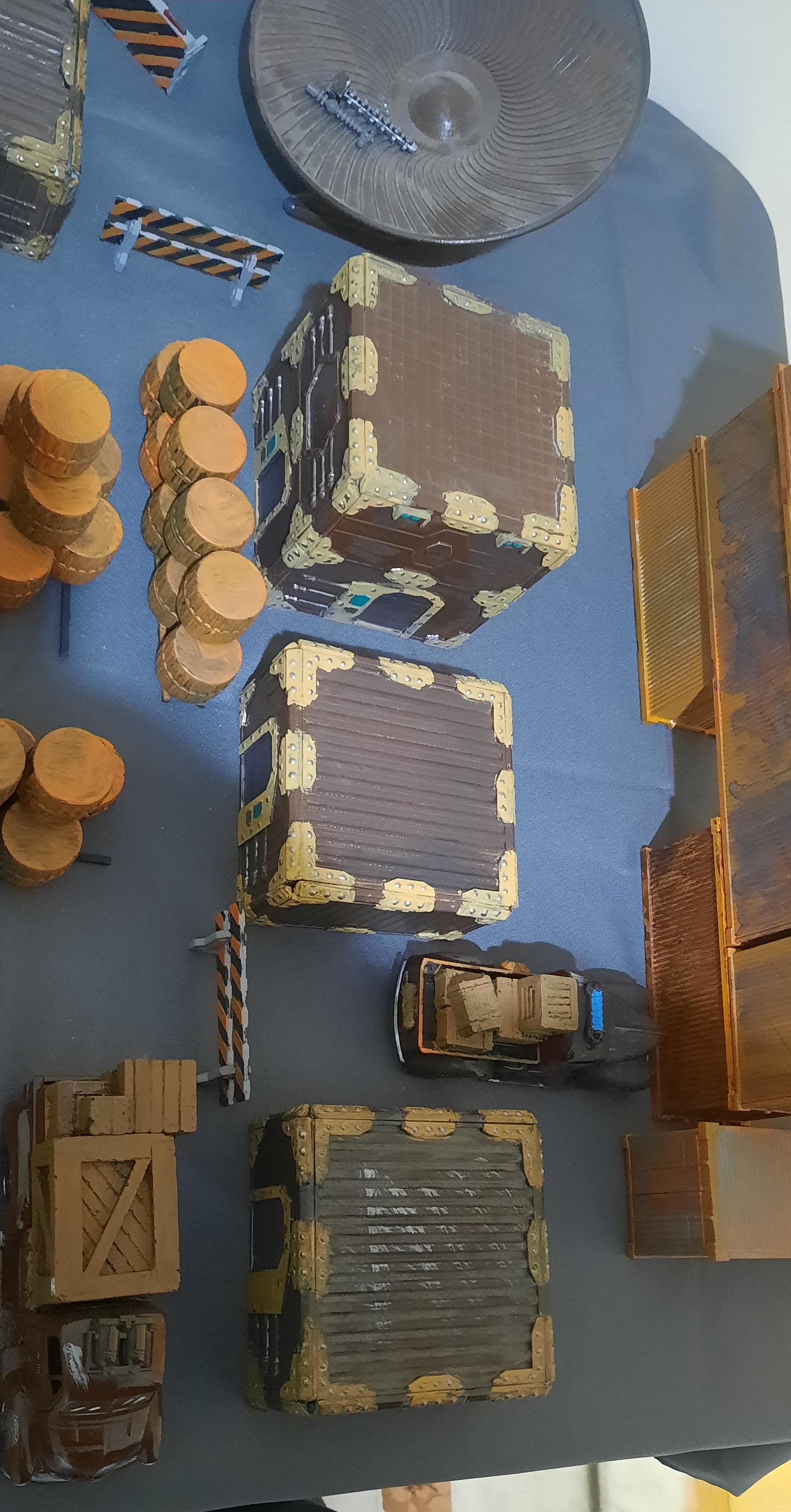 Cargo, Container, Crate, Proxie, Reaper, Spaceport, Terrain, Wasteland