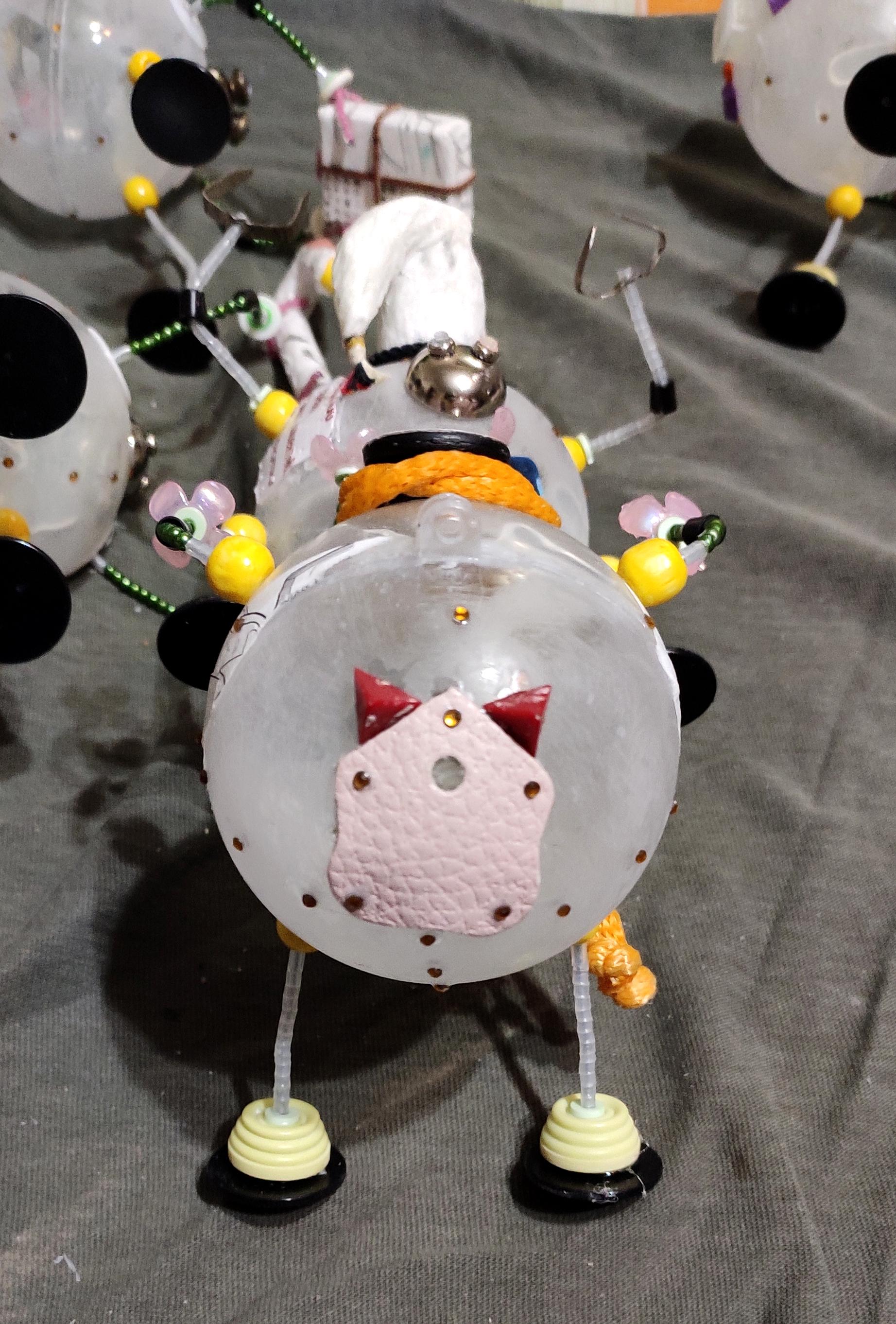 Beads, Christmas Decoration, Christmas Ornaments, Do-it-yourself, Gift, New Year, Robot, Scratch Build, Work In Progress