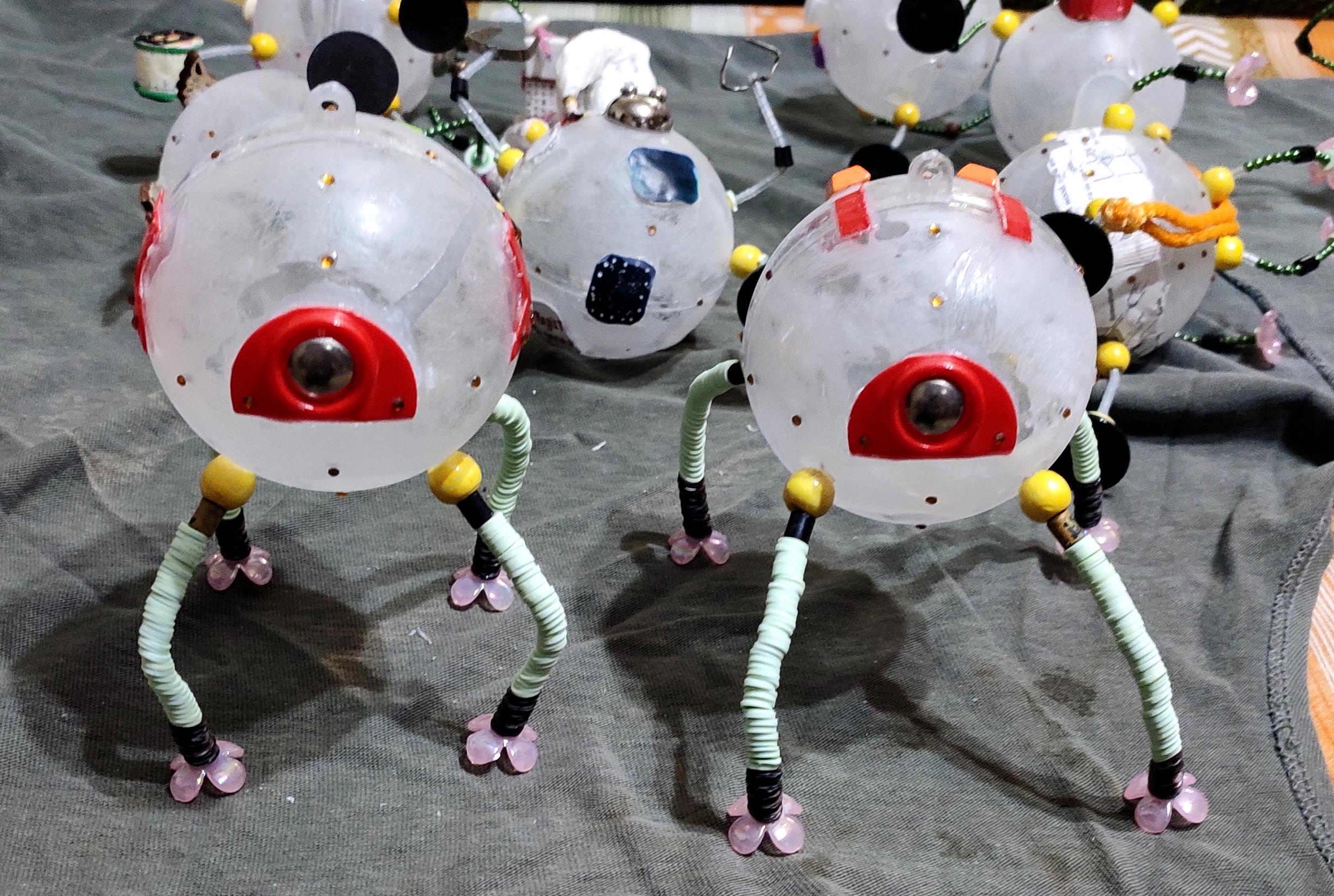 Beads, Christmas Decoration, Christmas Ornaments, Do-it-yourself, Gift, New Year, Robot, Scratch Build, Work In Progress