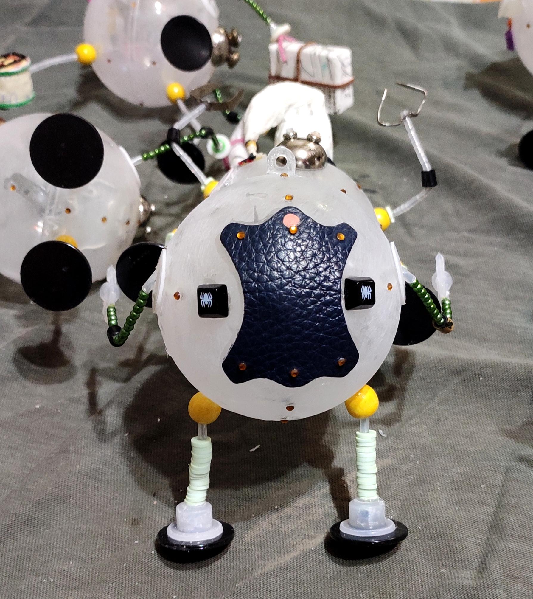 Beads, Christmas Decoration, Christmas Ornaments, Do-it-yourself, Gift, New Year, Robot, Scratch Build, Work In Progress