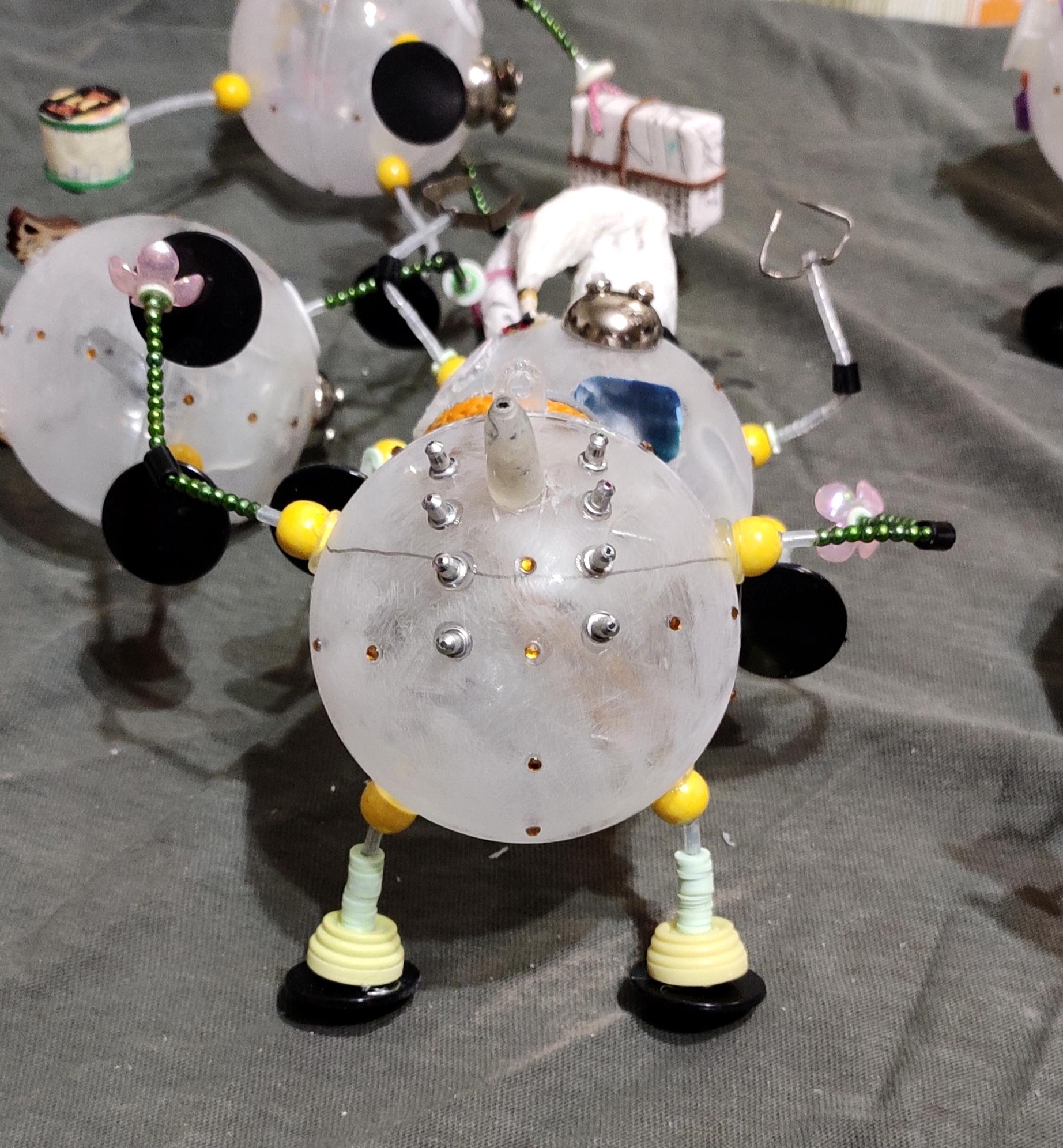 Beads, Christmas Decoration, Christmas Ornaments, Do-it-yourself, Gift, New Year, Robot, Scratch Build, Work In Progress