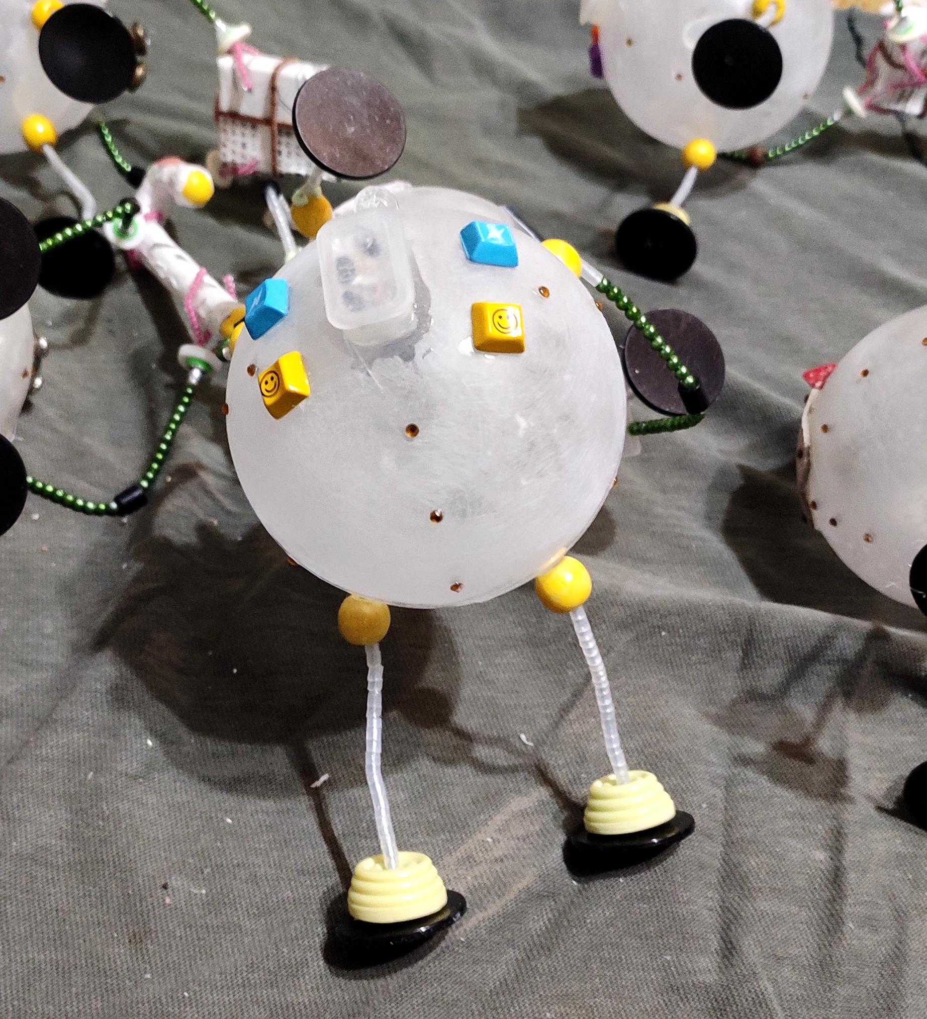 Beads, Christmas Decoration, Christmas Ornaments, Do-it-yourself, Gift, New Year, Robot, Scratch Build, Work In Progress