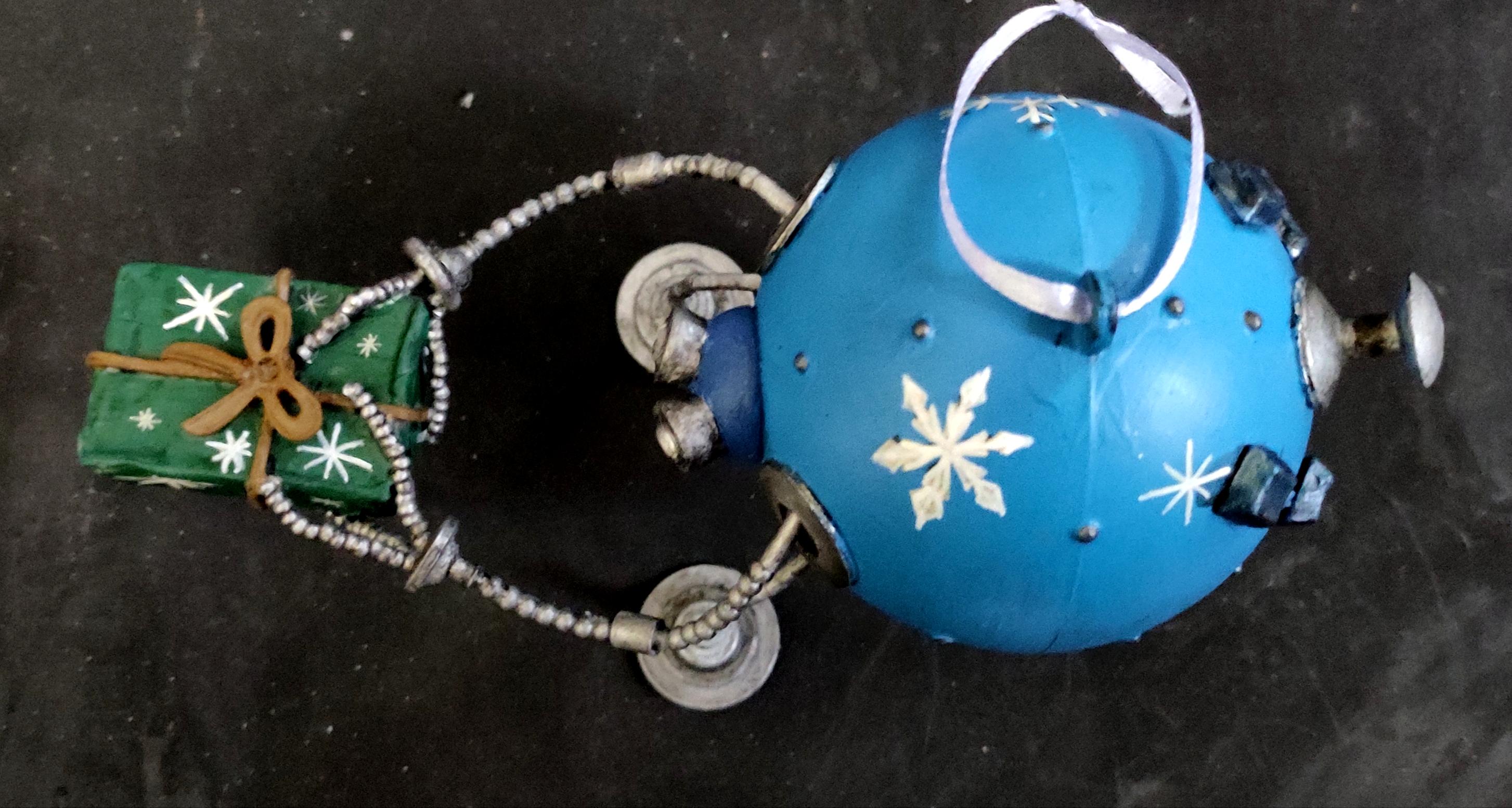 Beads, Christmas Decoration, Christmas Ornaments, Do-it-yourself, Gift, New Year, Present, Robot, Scratch Build