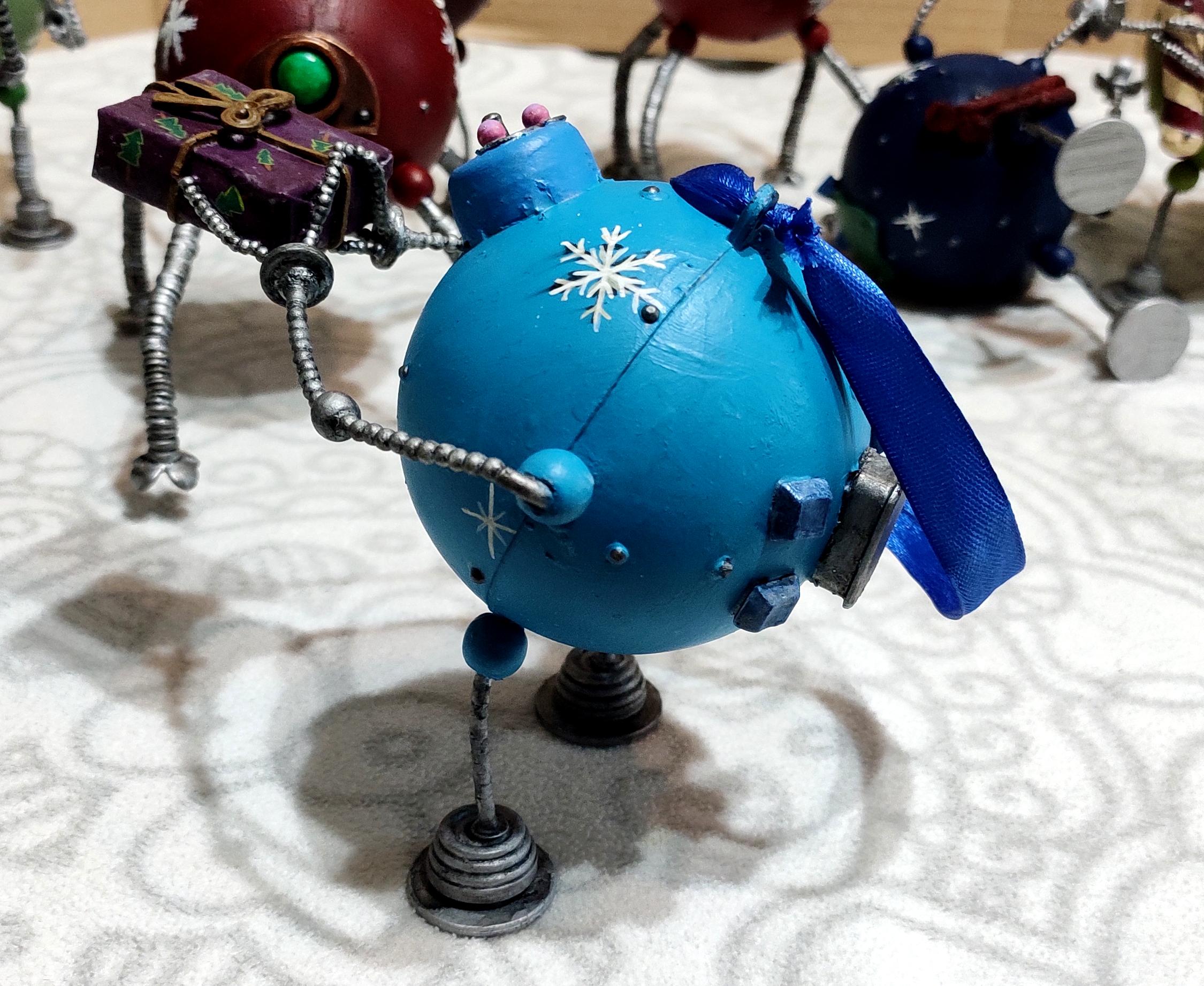 Beads, Christmas Decoration, Christmas Ornaments, Do-it-yourself, Gift, New Year, Present, Robot, Scratch Build