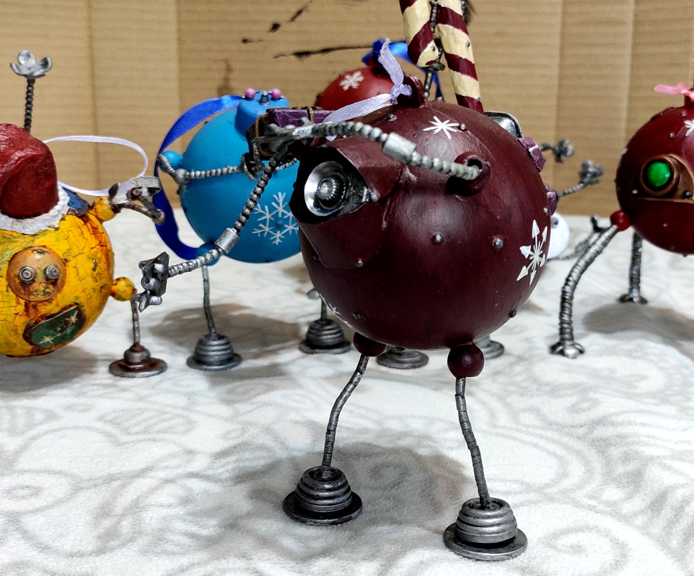 Beads, Christmas Decoration, Christmas Ornaments, Do-it-yourself, Gift, New Year, Robot, Scratch Build