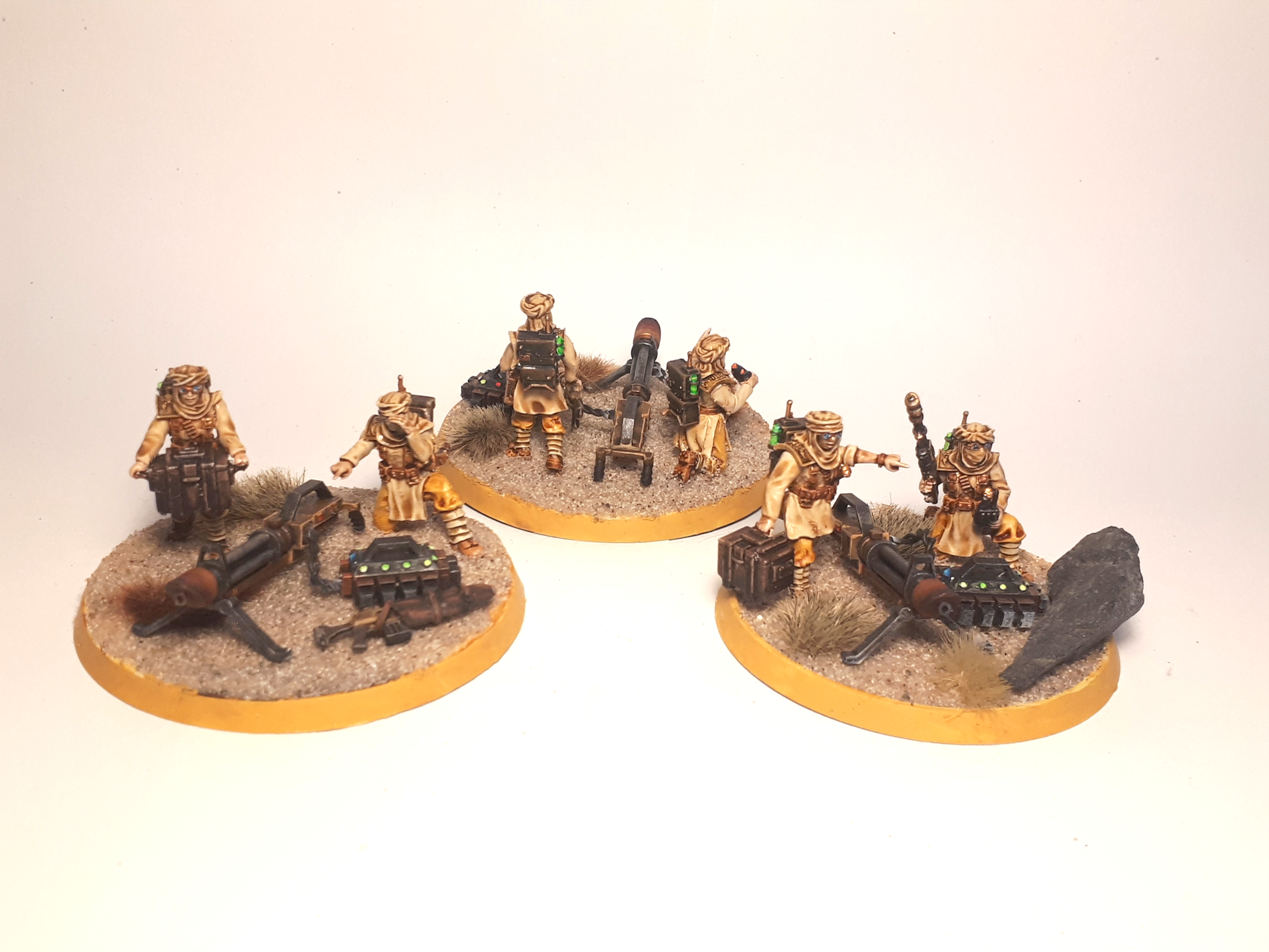 Imperial Guard, Infantry, Multi Laser, Tallarn Desert Raiders