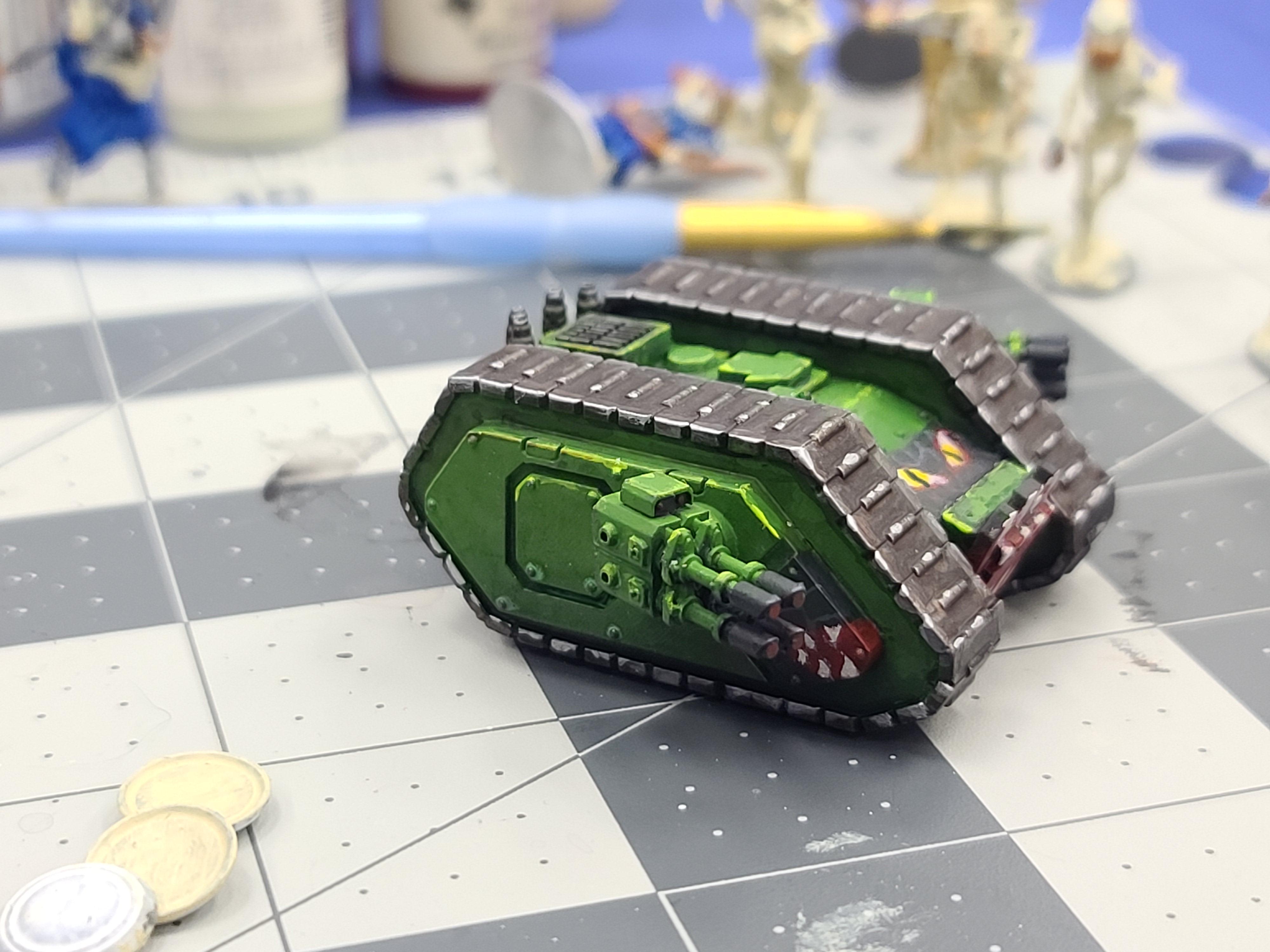 6mm, Epic 40k, Excellent Miniatures, Onmioji, Salamamders, Space Marines, Spartan Tank, Warhammer 40,000, Warhammer Fantasy