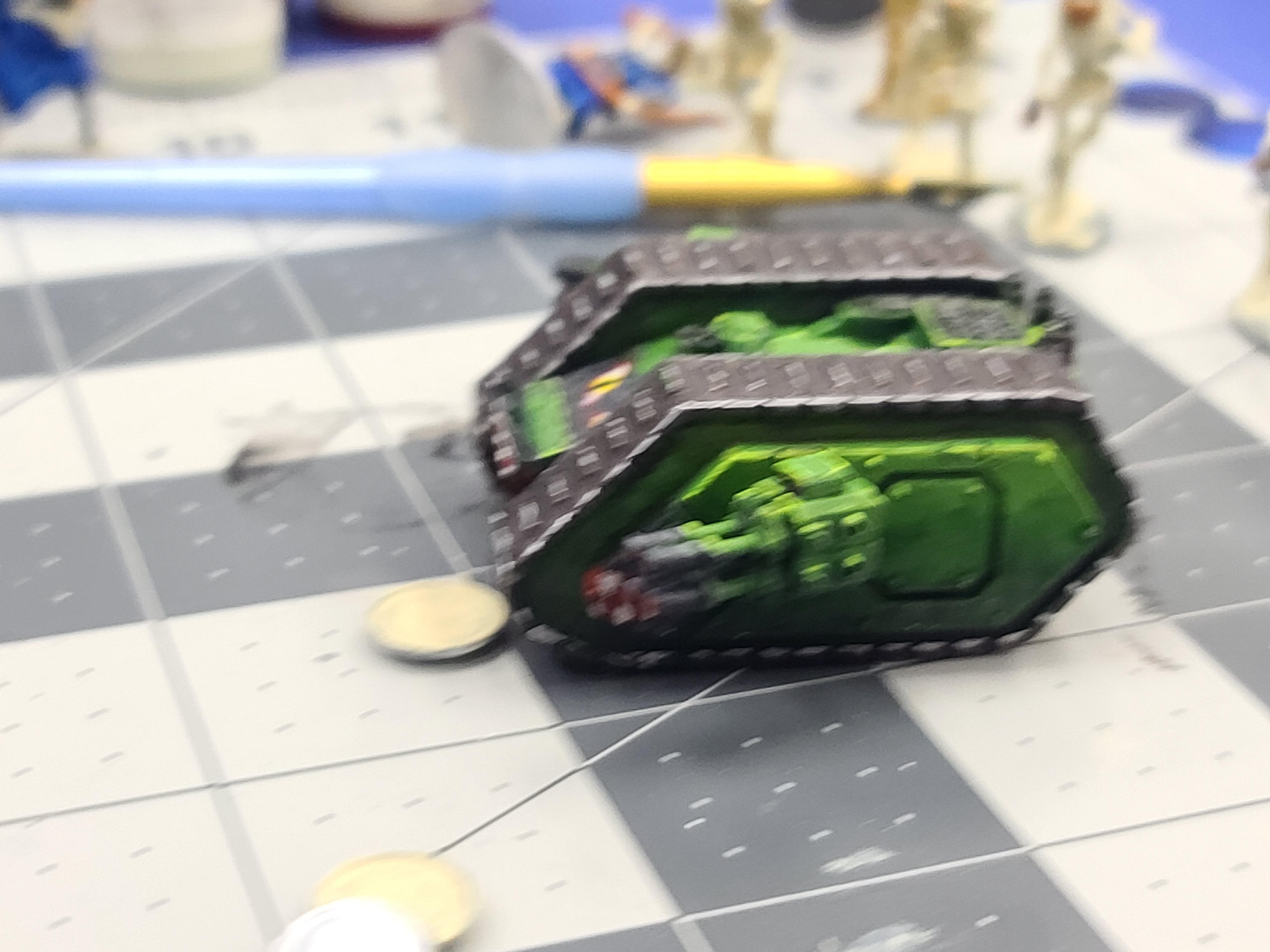 6mm, Epic 40k, Excellent Miniatures, Onmioji, Salamamders, Space Marines, Spartan Tank, Warhammer 40,000, Warhammer Fantasy