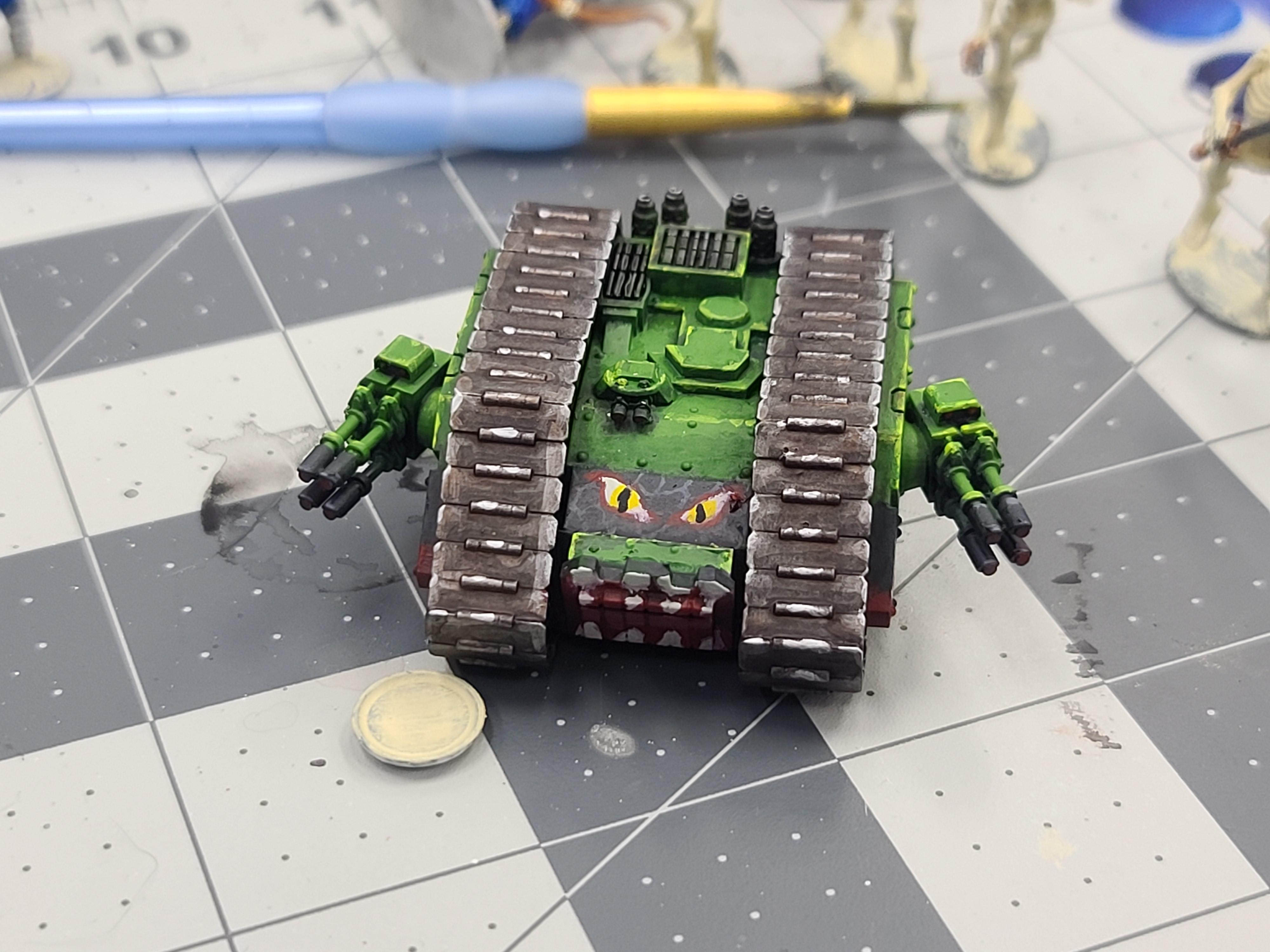 6mm, Epic 40k, Excellent Miniatures, Onmioji, Salamamders, Space Marines, Spartan Tank, Warhammer 40,000, Warhammer Fantasy