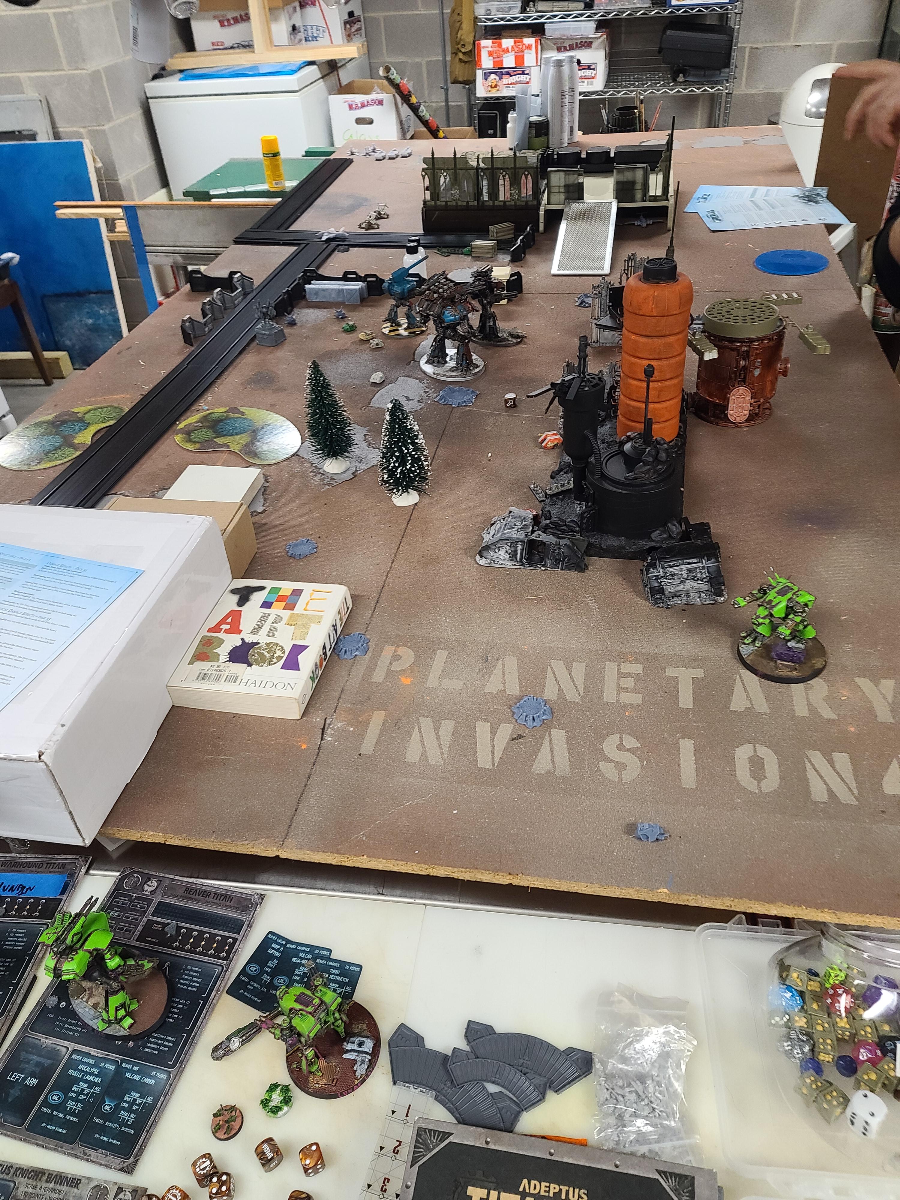 Adeptus Titanicus, Basement Gaming, Game Pictures, Titan