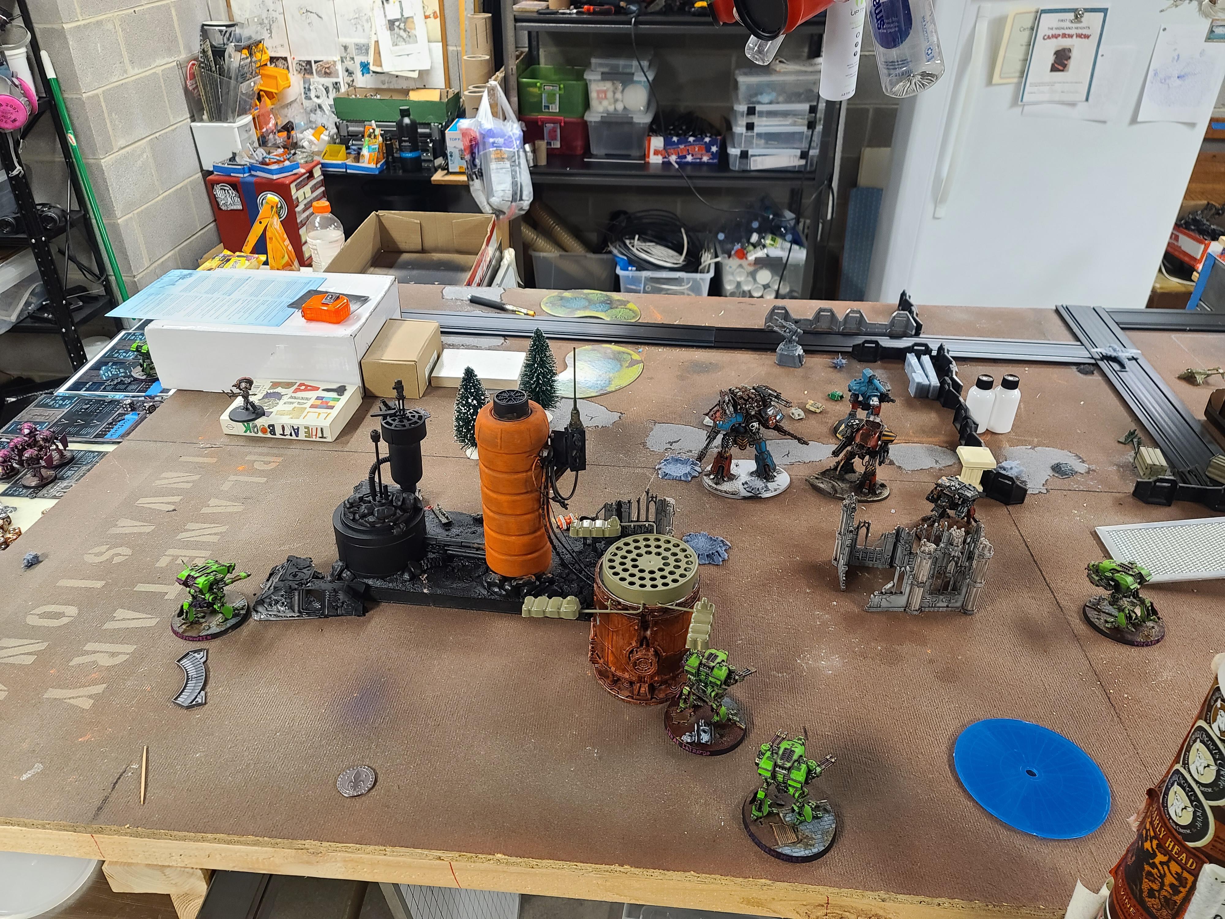 Adeptus Titanicus, Basement Gaming, Game Pictures, Titan