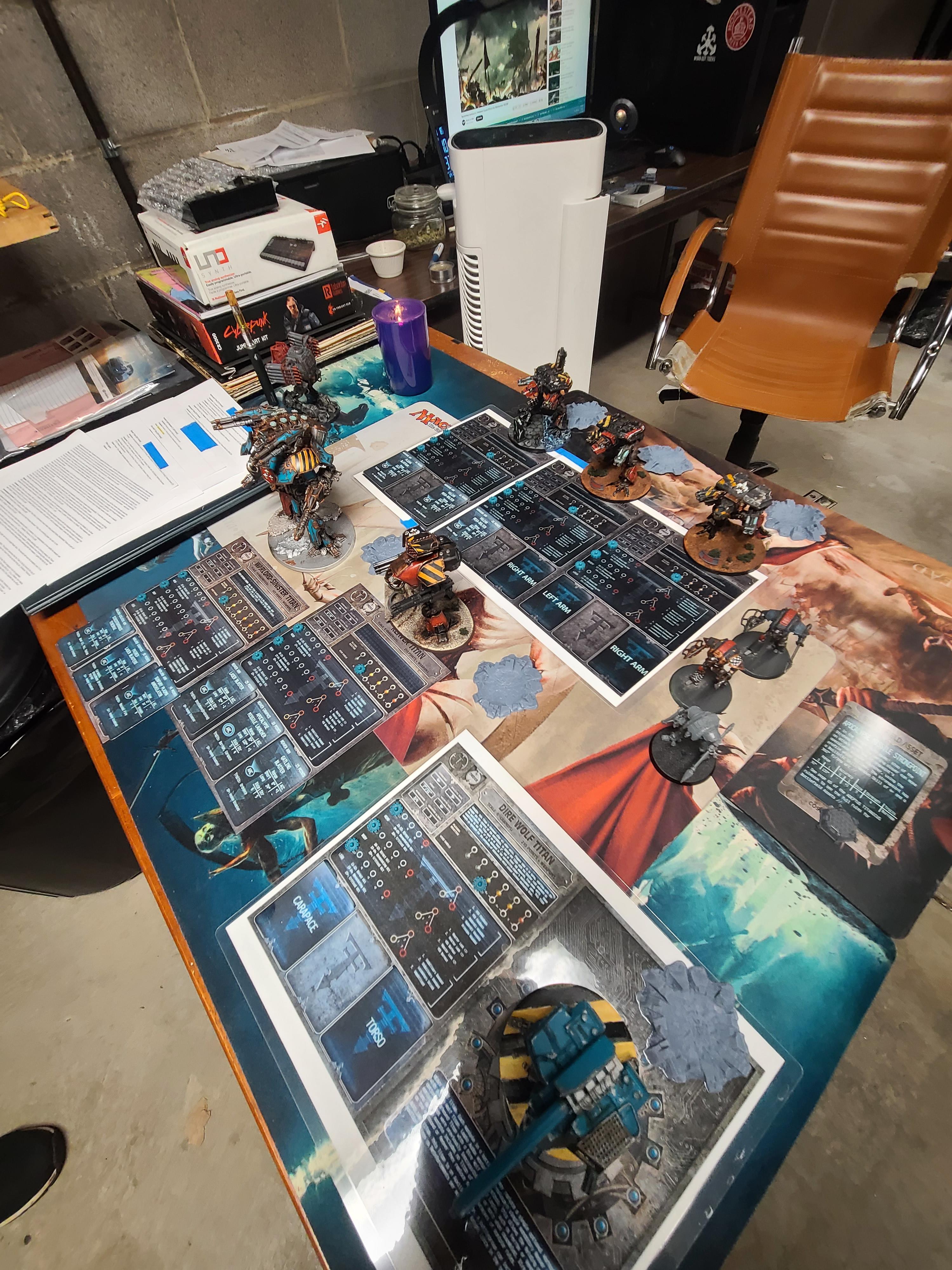 Adeptus Titanicus, Basement Gaming, Game Pictures, Titan