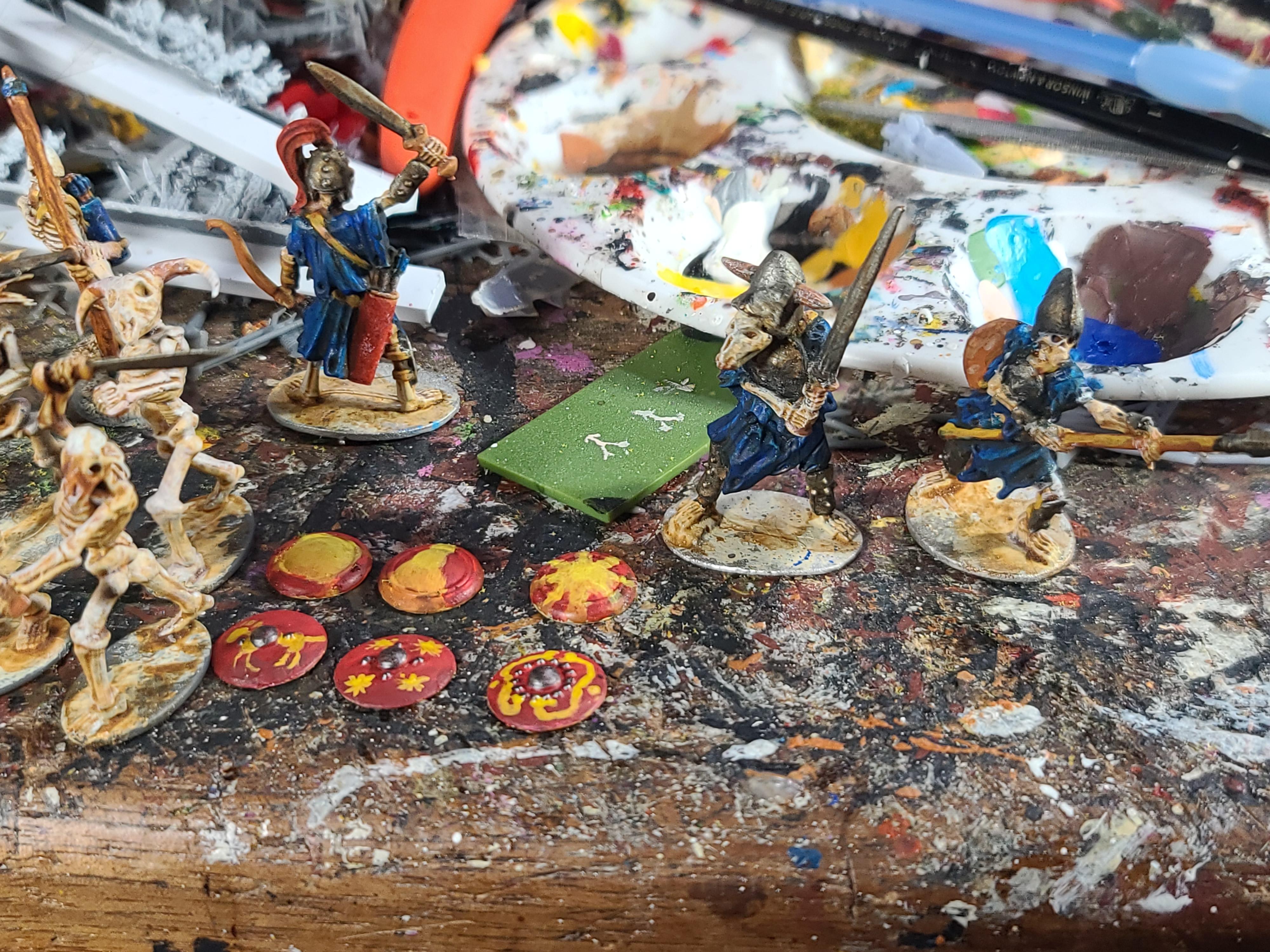 28mm, Freehand, Games Workshop Skulls, Oathmark, Skeletons, Undead, Wargames Atlantic