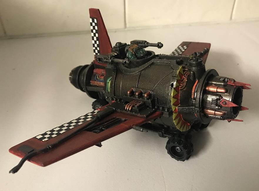 Conversion, Dakkajet, Flyer, Orks, Scratch Build