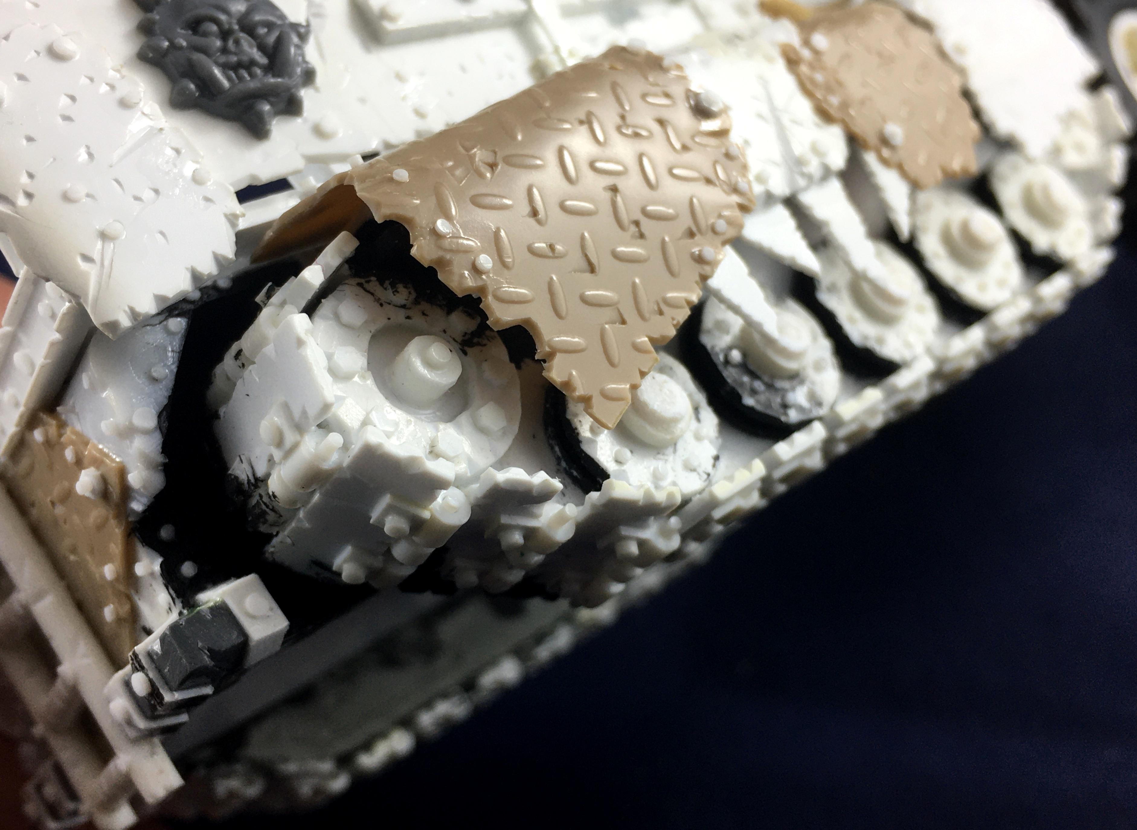 Halftrack, Orks, Scratch Build, Trukk, Vehicle, Warhammer 40,000, Work In Progress