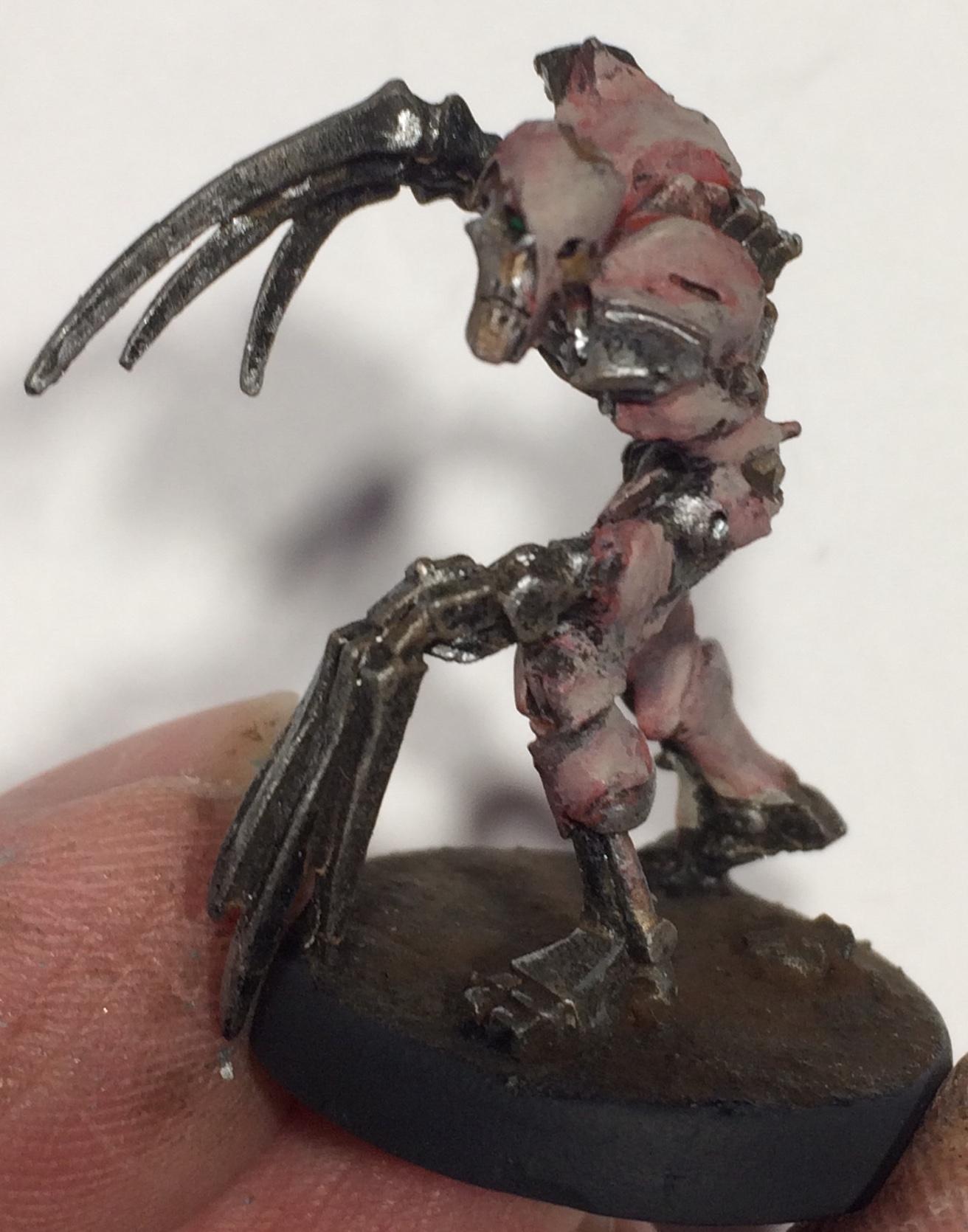 Conversion, Gaukler, Lord, Metallic, Necrons, Scratch Build, Skeletons, Undead, Warriors