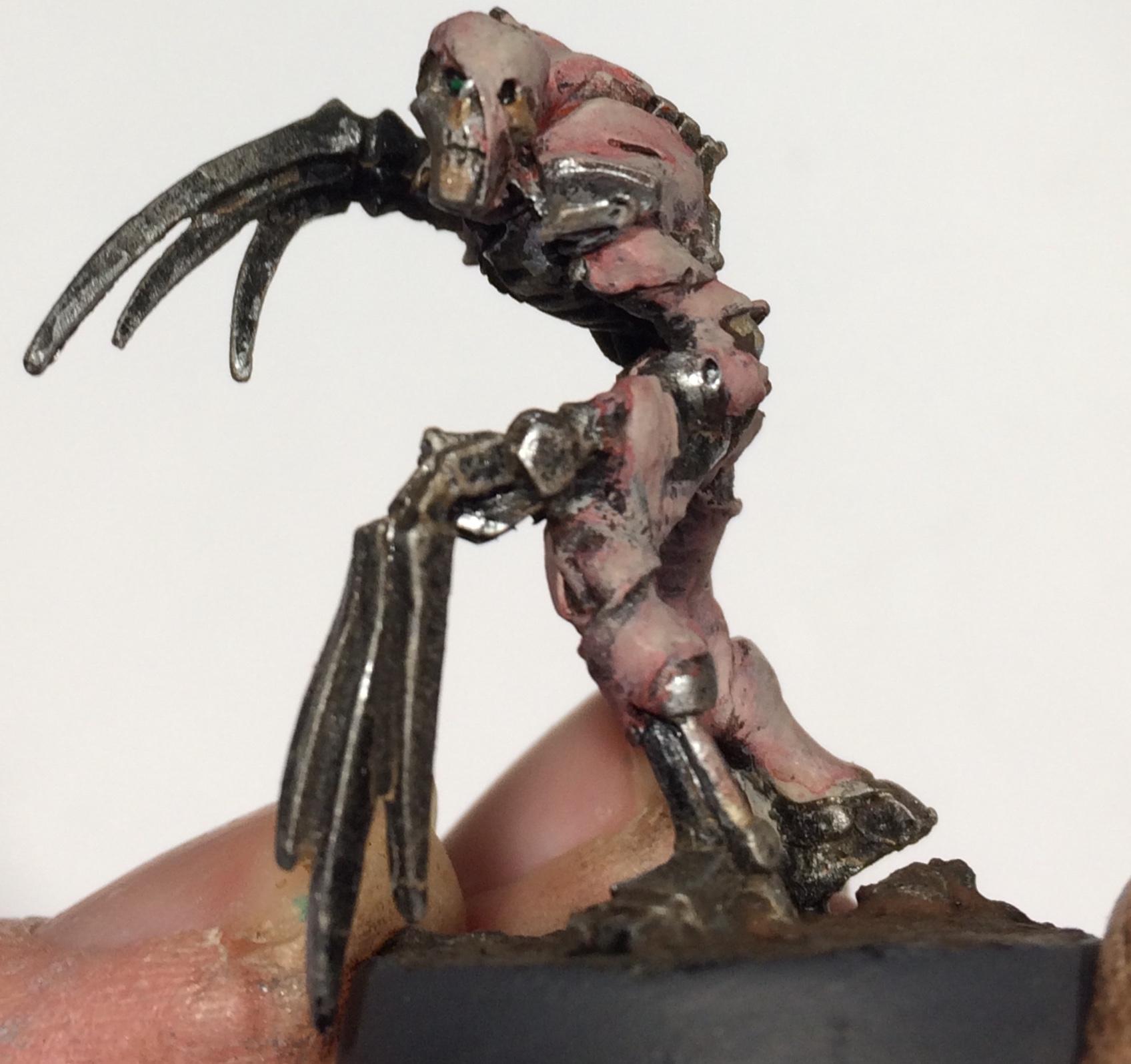 Conversion, Flayed Ones, Gaukler, Lord, Metallic, Necrons, Scratch Build, Skeletons, Undead, Warriors