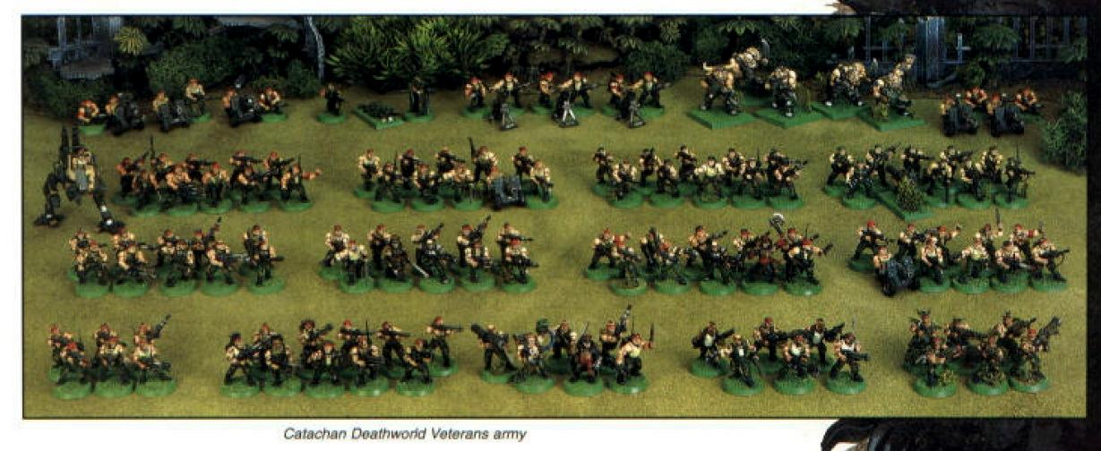 3rd Edition, Army, Codex Catachans, Copyright Games Workshop, Jungle Fighters, Rambo, Retro Review