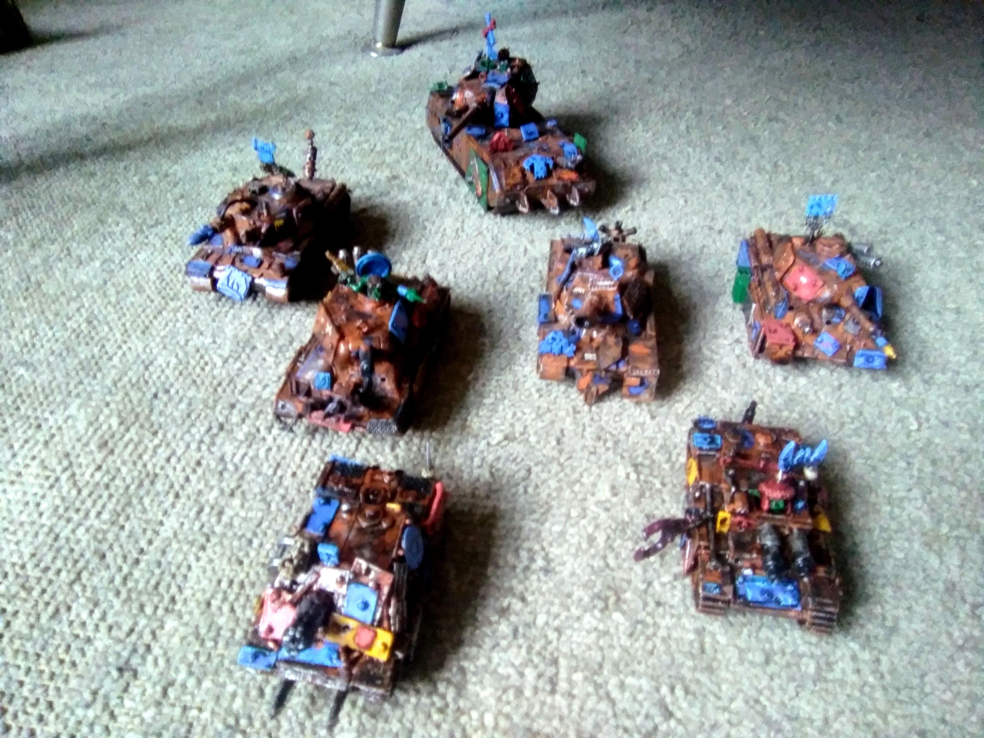Big Trakk, Deathskulls, Grot Tanks, Grots, Orks